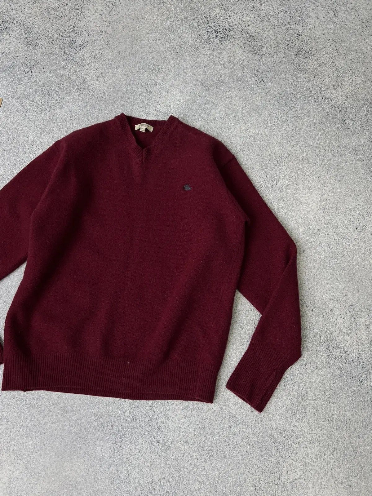 Burberry × Vintage Vintage Burberry cashmere wool v-neck sweater Size US M / EU 48-50 / 2 - 4 Thumbnail