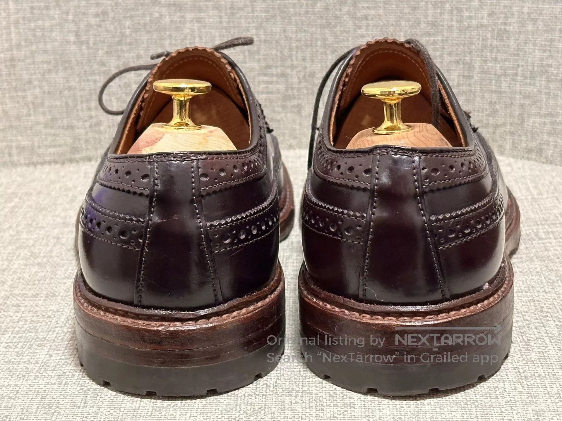 Alden Alden Shell Cordovan Longwing D5512C. Size US 7.5 / EU 40-41 - 6 Thumbnail