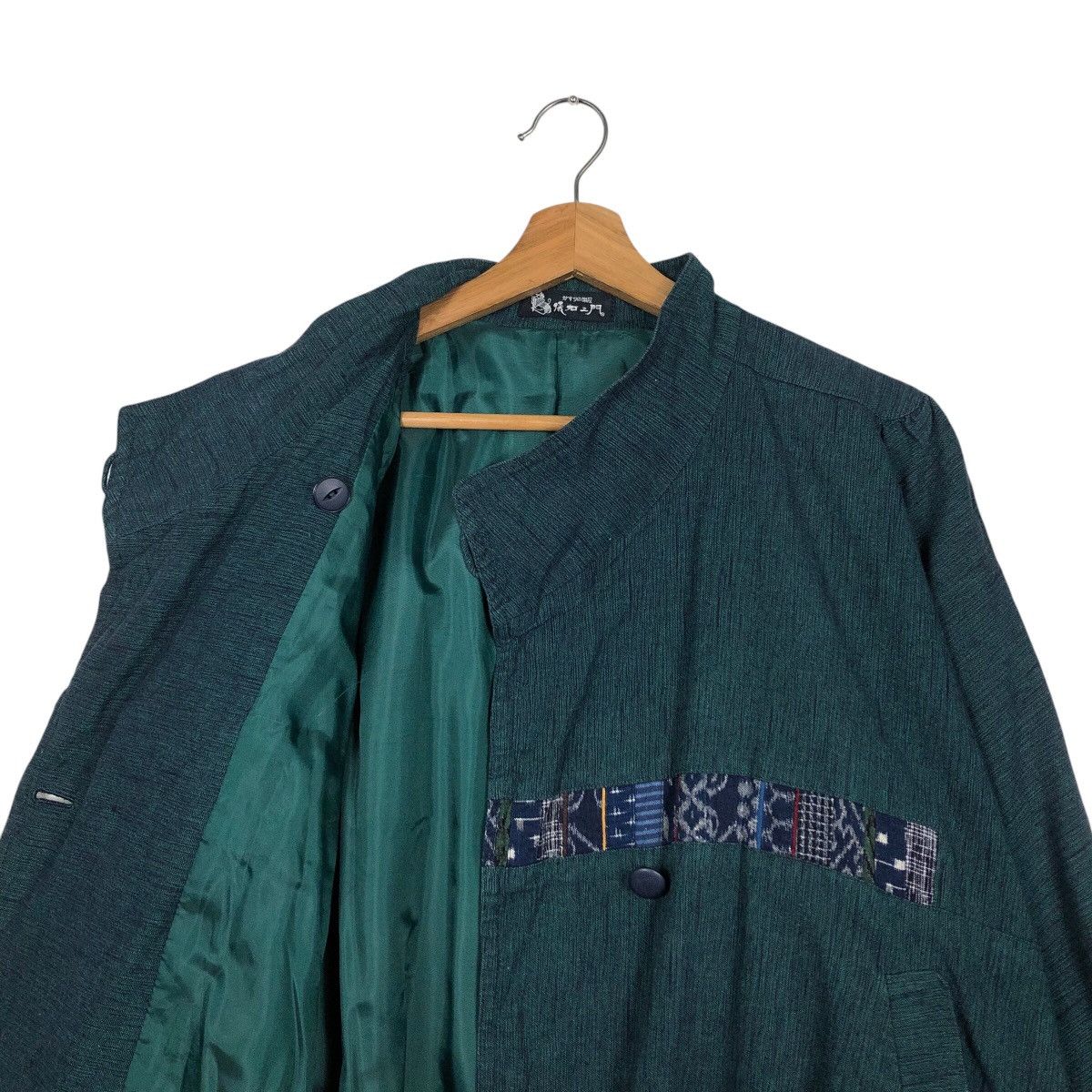 Japanese Brand Rich Green Vintage Bomber Jacket Unknown Brand Issey Miyake Size US M / EU 48-50 / 2 - 13 Thumbnail
