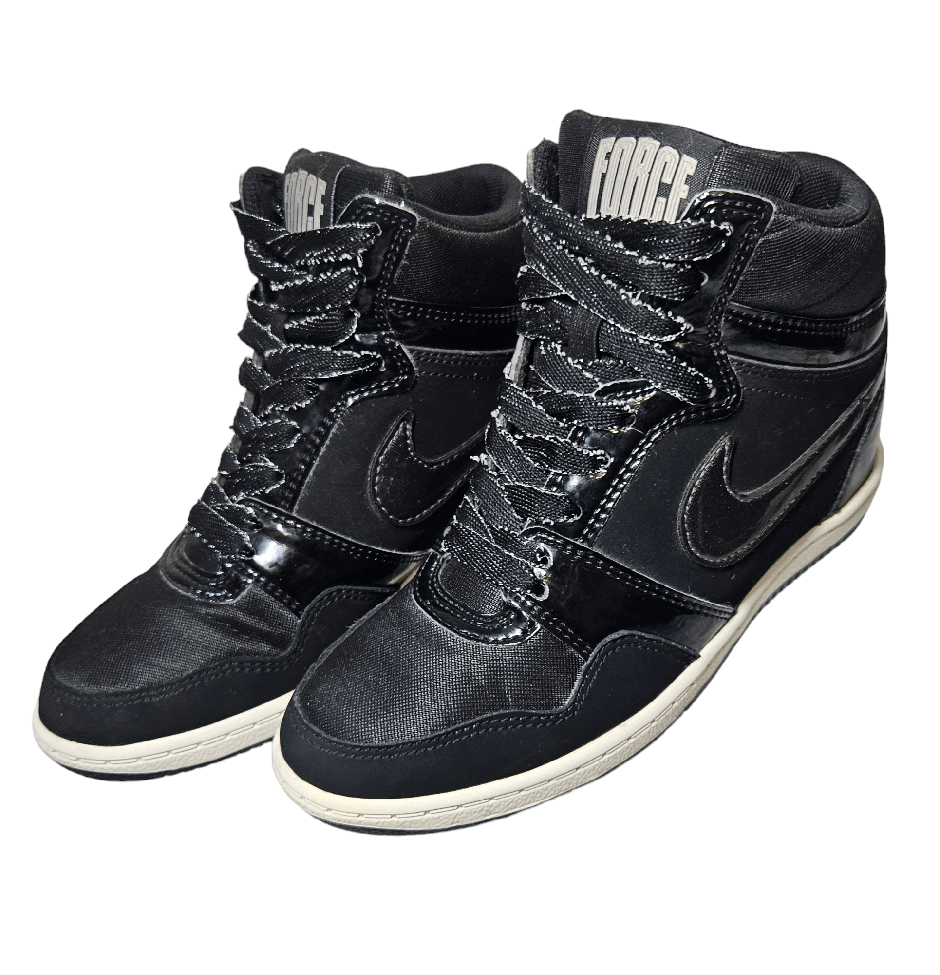Nike 2016 Nike Force Sky Hi "Black" Wedge Size US 5.5 / IT 35.5 - 3 Thumbnail