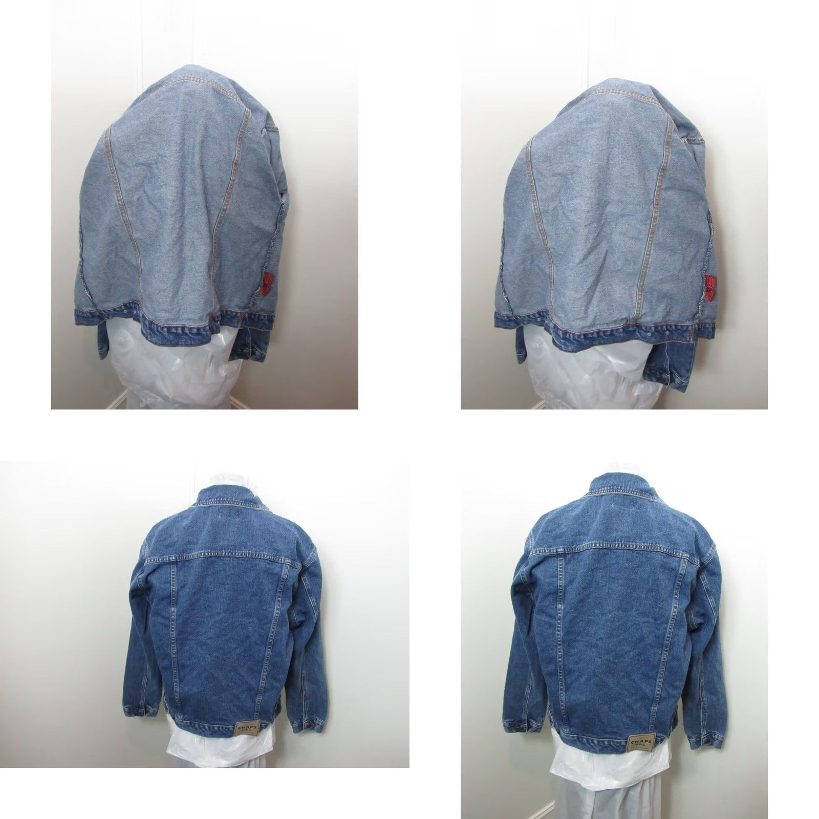 Chaps VINTAGE CHAPS Ralph Lauren Denim Jacket Adult Large Blue 90s Mens Size US 33 - 8 Thumbnail