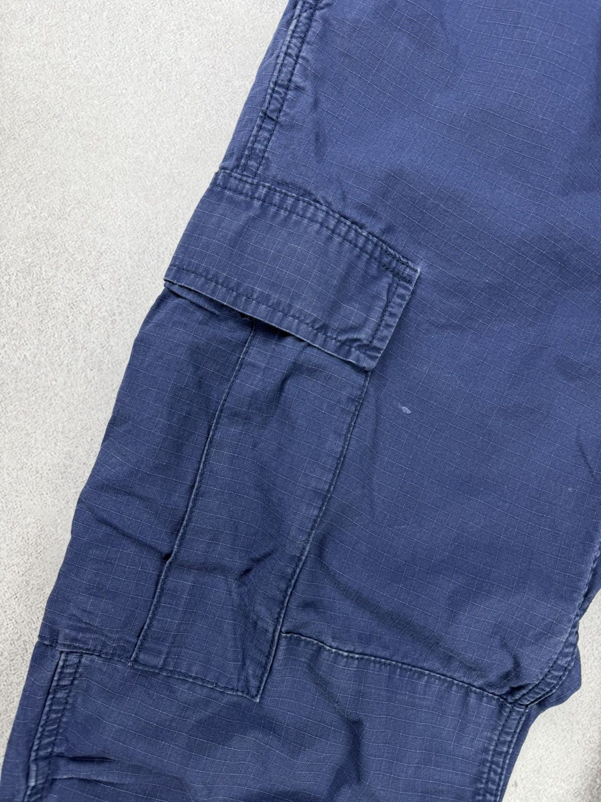 Carhartt Carhartt Blue Regular Cargo Pants Size 31x30 Size US 31 - 4 Thumbnail