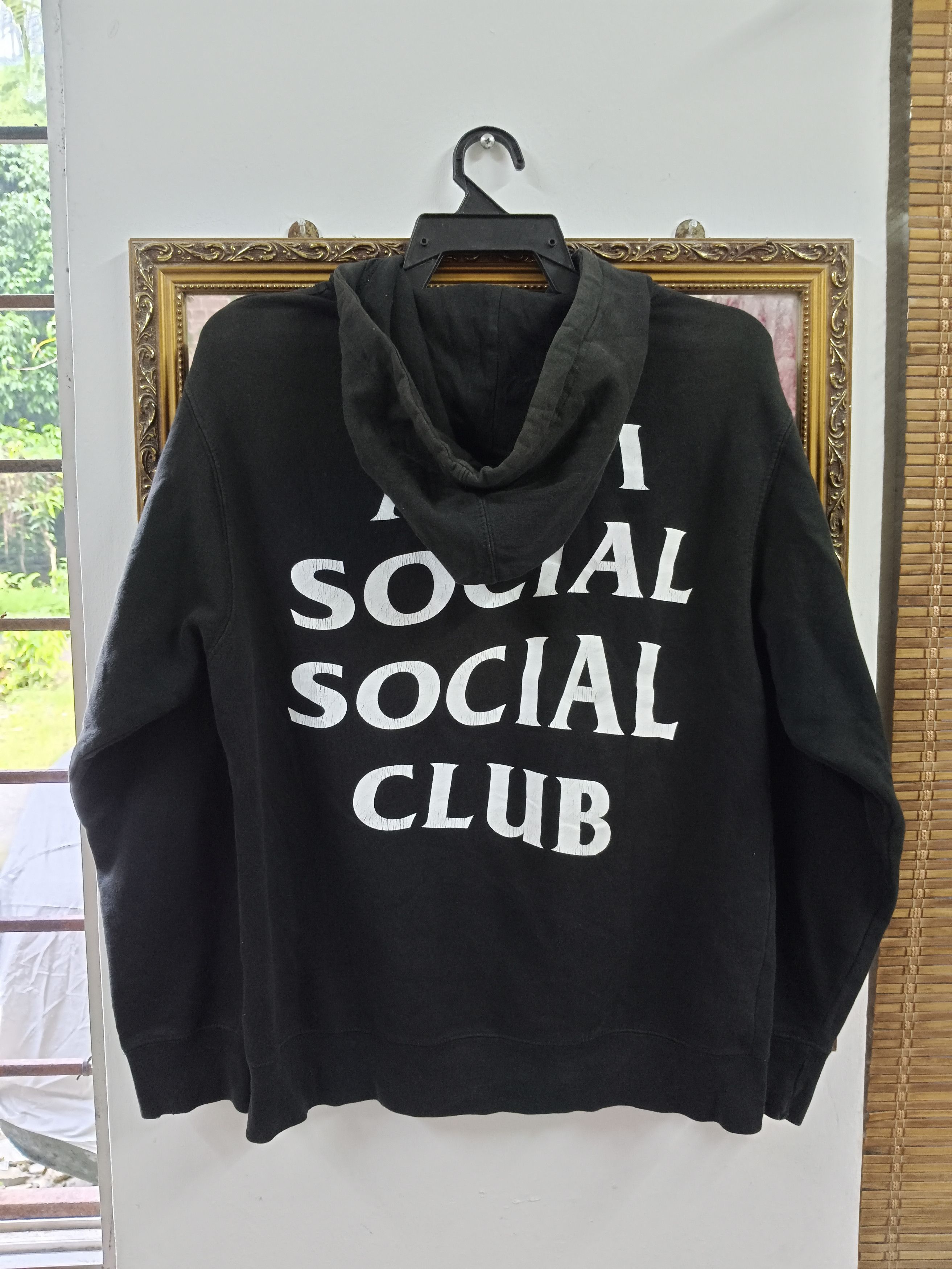 Anti Social Social Club DiSTRESSED A.S.S.C SPELLOUT HOODIE Size US S / EU 44-46 / 1 - 1 Thumbnail