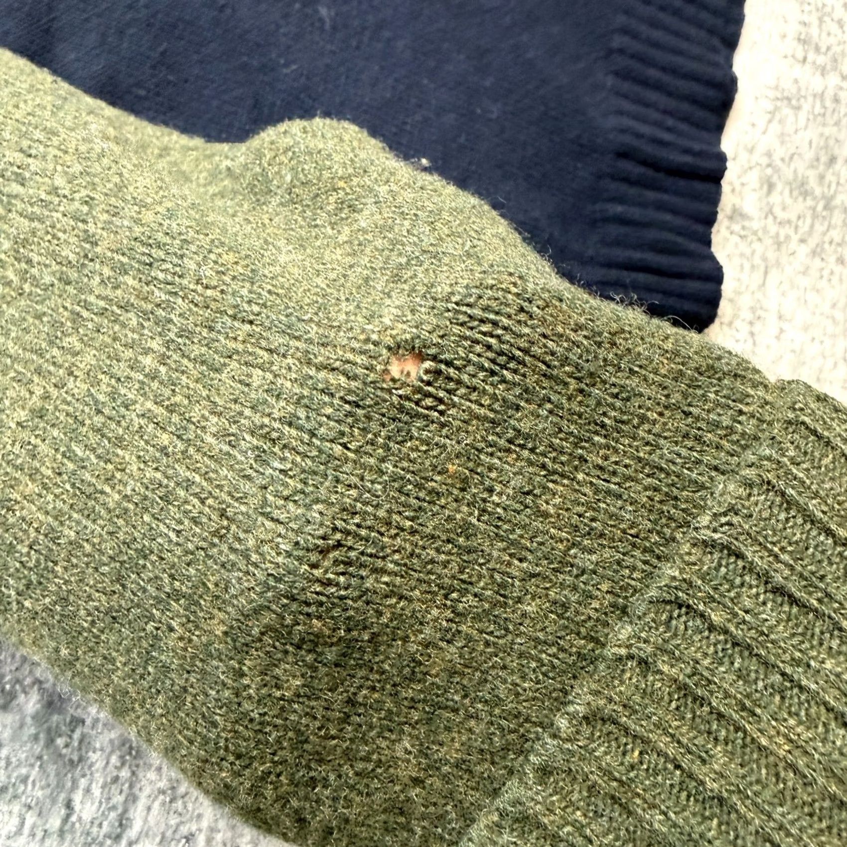 Gap VTG GAP Sweater Mens 2XL Green Navy Blue Fair Isle Lambswool Knit Crewneck 90s Pullover Wool Knit Casual Size US XXL / EU 58 / 5 - 5 Thumbnail