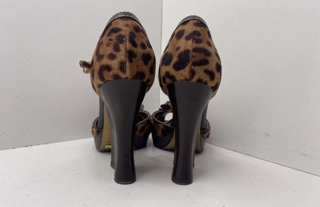 Dolce & Gabbana Dolce & Gabbana Leopard Pony Hair Heels 38.5 IT / US 8 Size US 8 / IT 38 - 2 Thumbnail