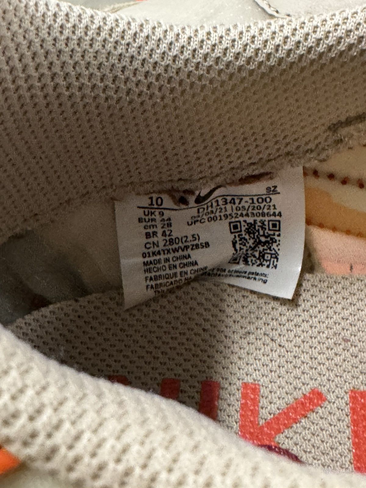 CLOT × Nike × Sacai Nike x Sacai x Clot LD Waffle Orange Blaze Size 10 Size US 10 / EU 43 - 7 Thumbnail