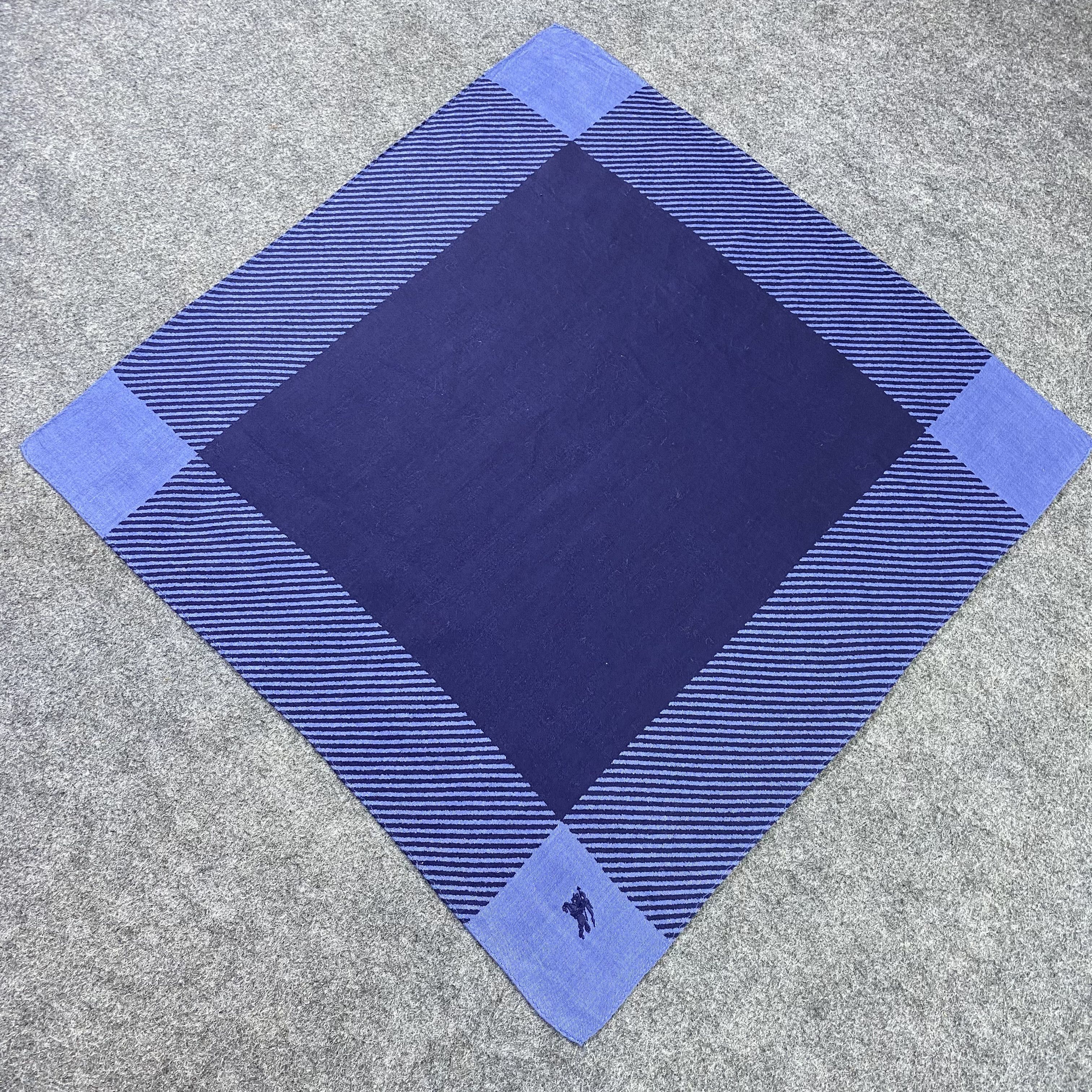 Burberry × Vintage Burberry Handkerchief / Bandana / Neckerchief-B616 Size ONE SIZE - 4 Thumbnail