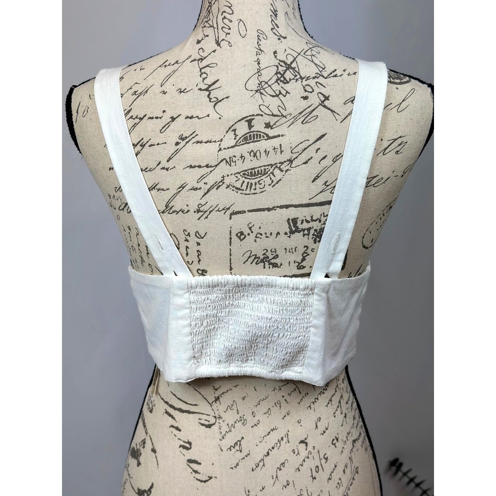 Free People Free People This is Love 4 Button Crop Top White M Size M / US 6-8 / IT 42-44 - 9 Thumbnail