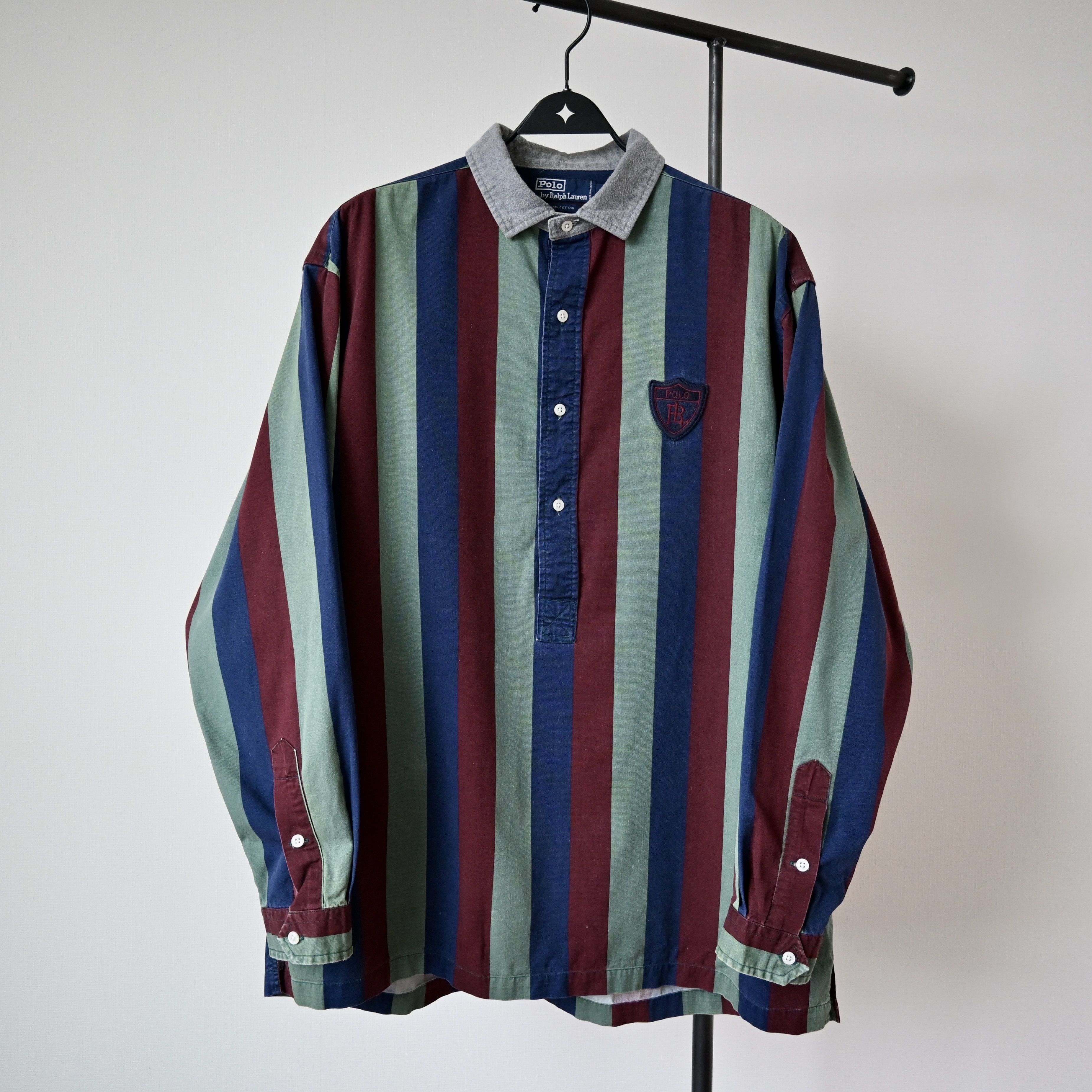 Polo Ralph Lauren VTG 1990s Polo by Ralph Lauren rugby uniform type shirt Size US L / EU 52-54 / 3 - 1 Thumbnail