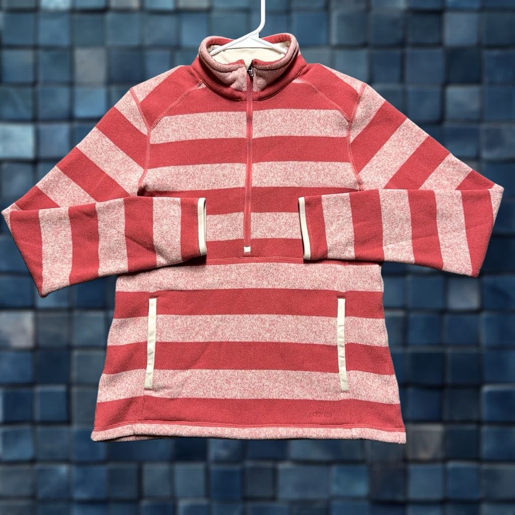 Patagonia Patagonia Better Sweater Womens Medium Pink Striped Pullover Fleece Size M / US 6-8 / IT 42-44 - 1 Thumbnail