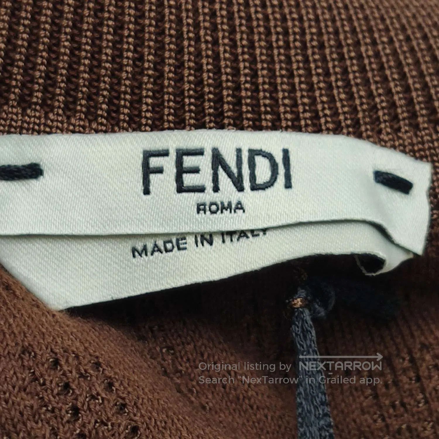 Fendi Fendi Brown FF Logo Turtleneck Sweater M. Size XS / US 0-2 / IT 36-38 - 1 Thumbnail