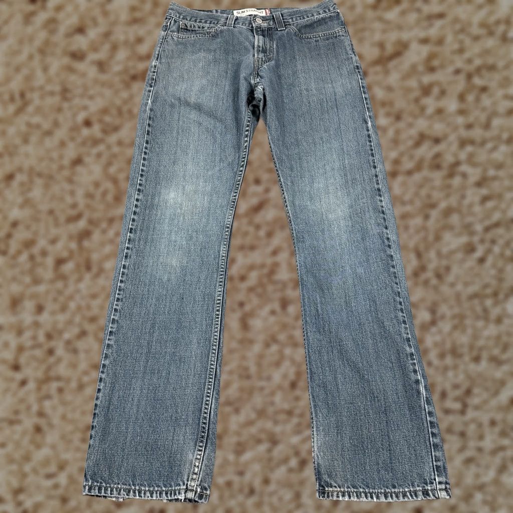 Levi's Levi's 514 Slim Straight Jeans Men's Blue Denim Size 32x33 Size US 32 / EU 48 - 1 Thumbnail