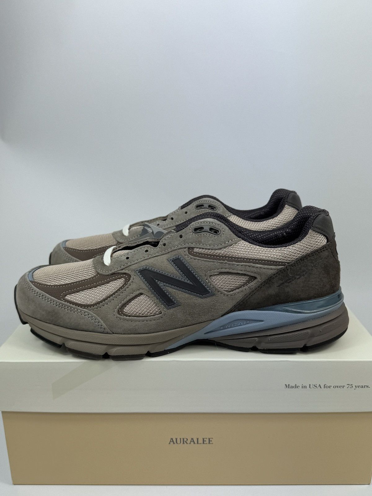 Auralee × New Balance NEW BALANCE X AURALEE 990v4 SNEAKERS Size US 10.5 / EU 43-44 - 2 Thumbnail