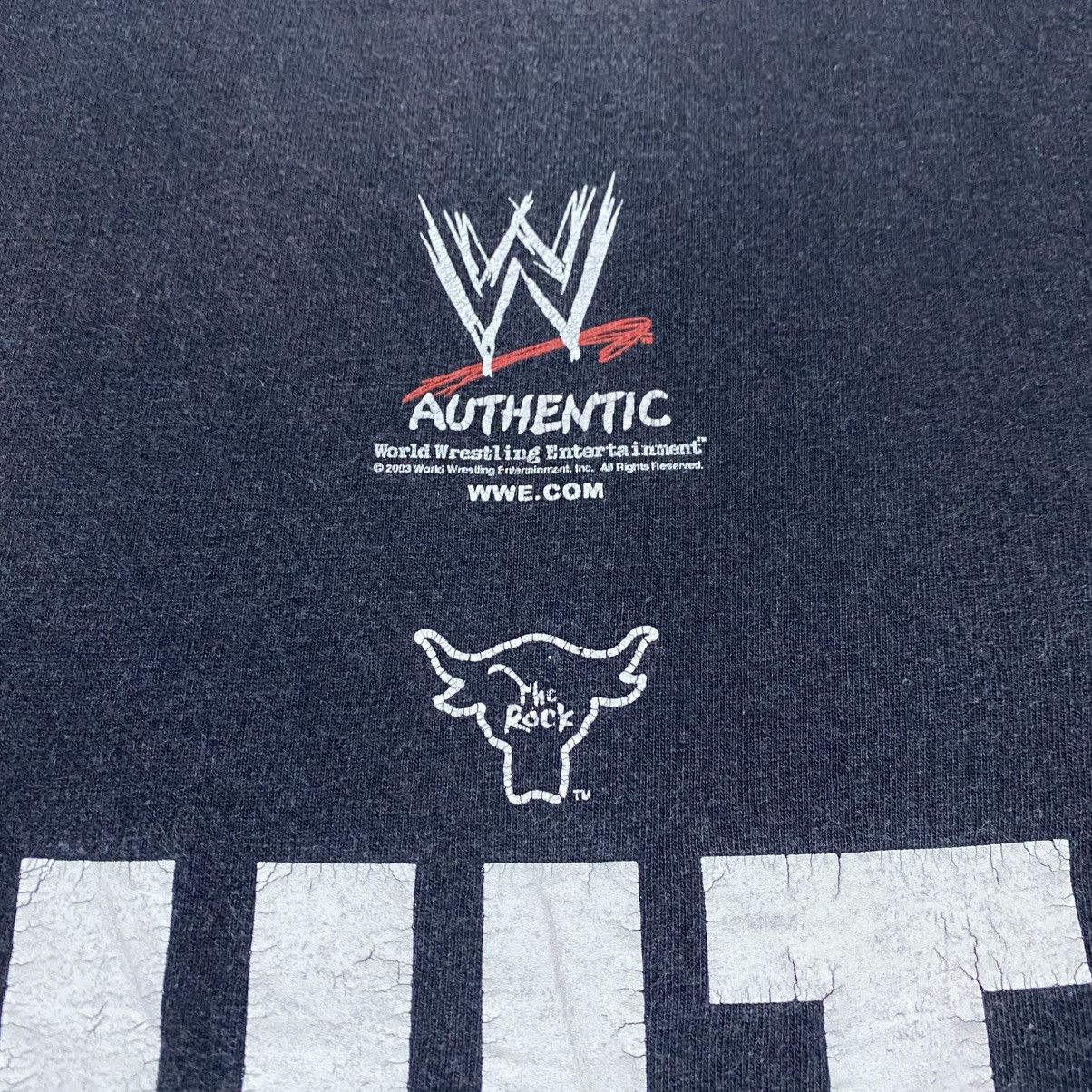 WWE Rare‼️🔥Vintage WWE The Rock "Hit It Strong Hit it Fast" Shirt Size US M / EU 48-50 / 2 - 8 Thumbnail