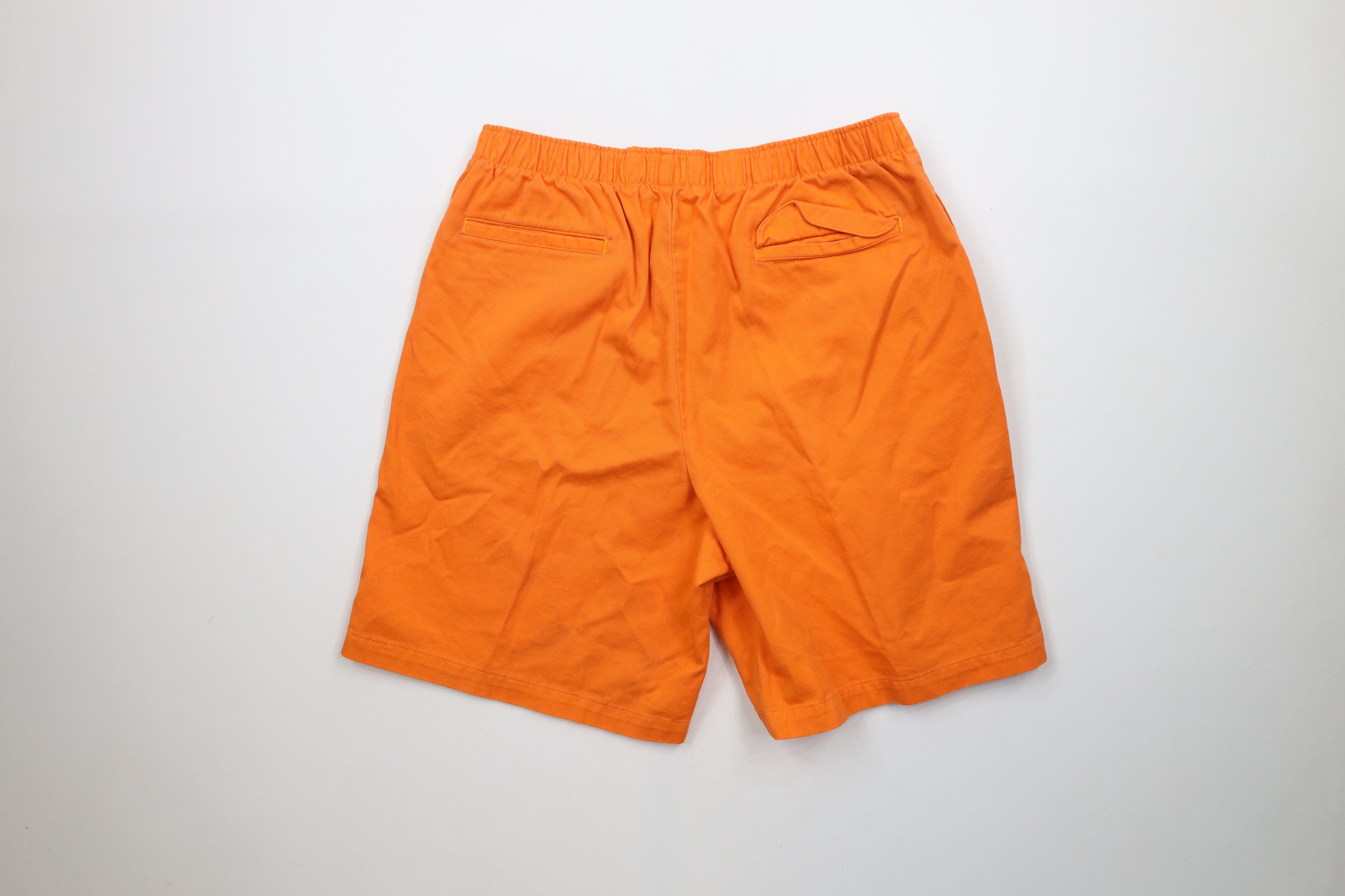 J.Crew × Vintage Vintage 90s J Crew Cotton Above Knee Shorts Orange USA Size US 34 / EU 50 - 10 Thumbnail