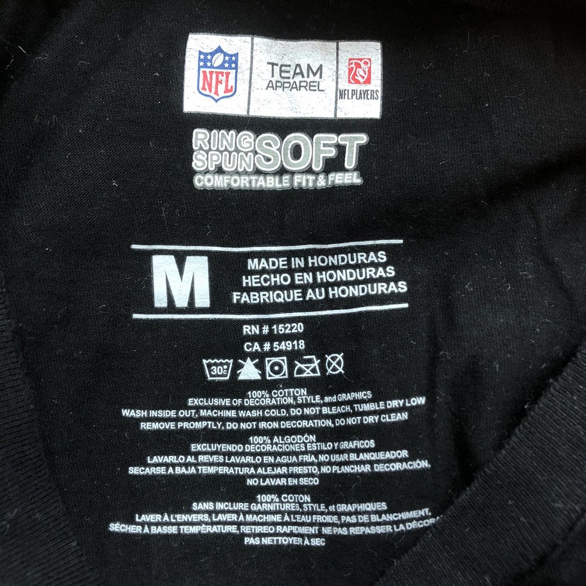 Vintage NFL CAROLINA PANTHERS Cam Newton Quarterback Tee Shirt Top Size US M / EU 48-50 / 2 - 4 Thumbnail