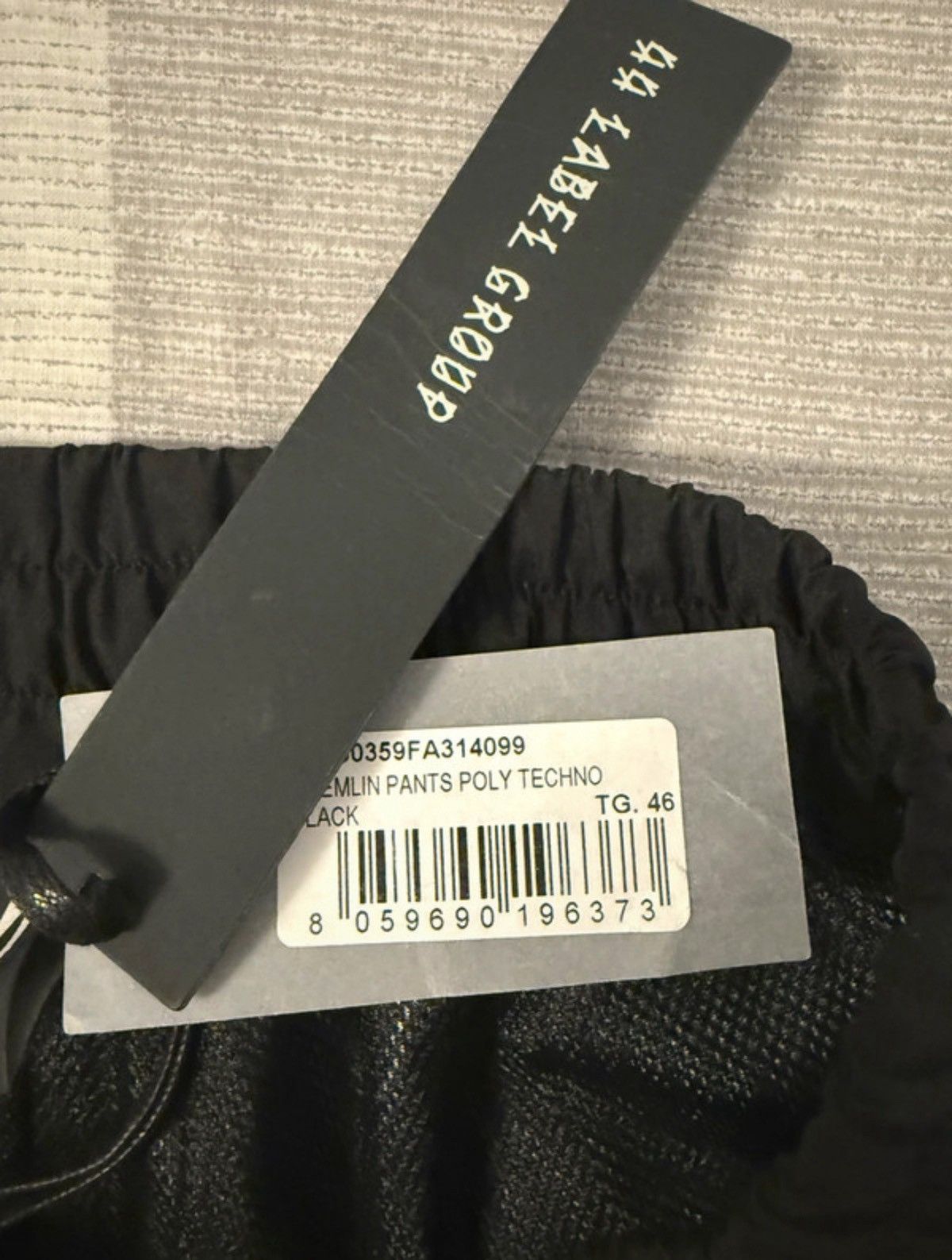 44 LABEL GROUP 44 Label Group Cargo Pants Poly Techno Black (46) Size US 44 / EU 60 - 9 Thumbnail