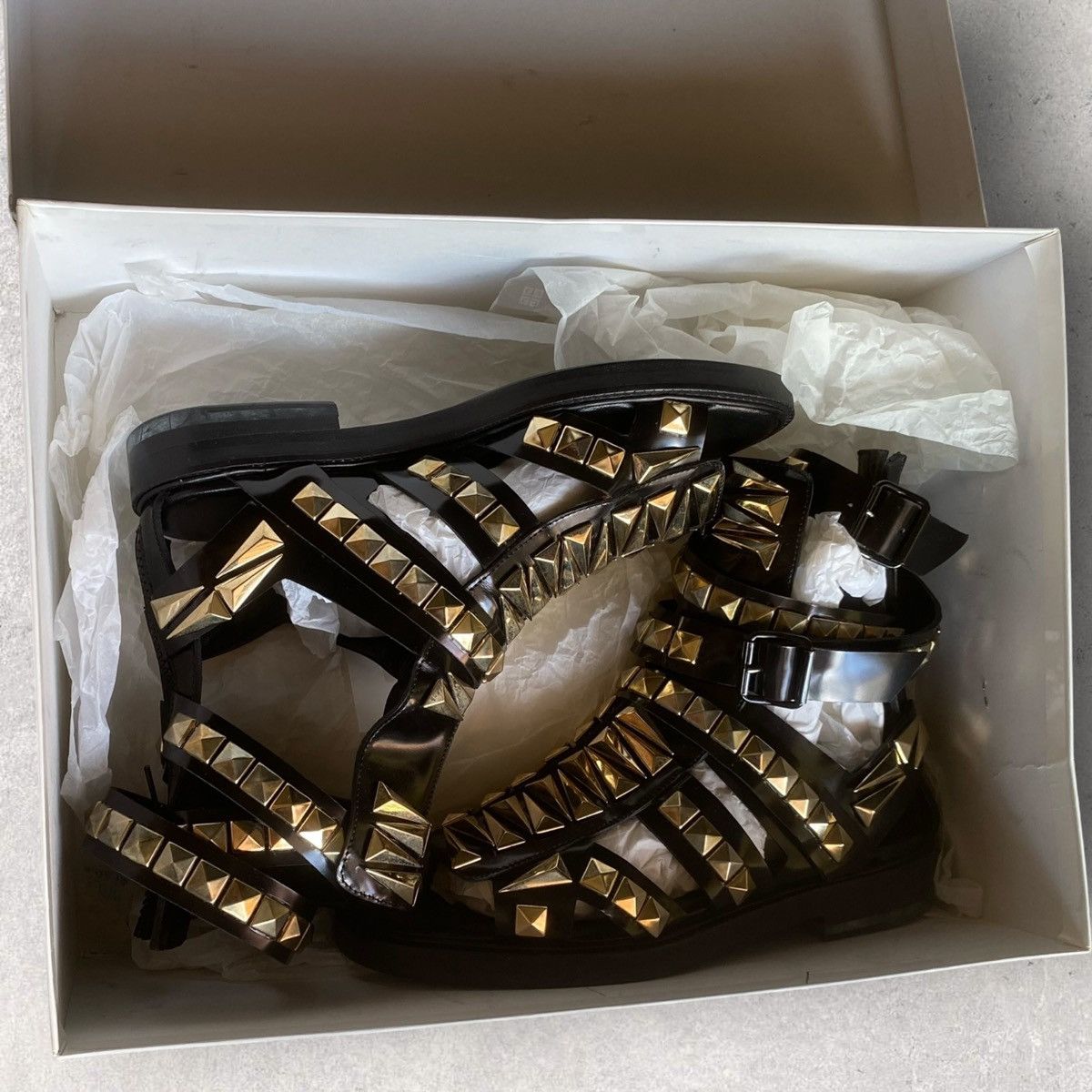 Givenchy SS10 Studded Gladiator By Riccardo Tisci Size US 8.5 / EU 41-42 - 2 Thumbnail