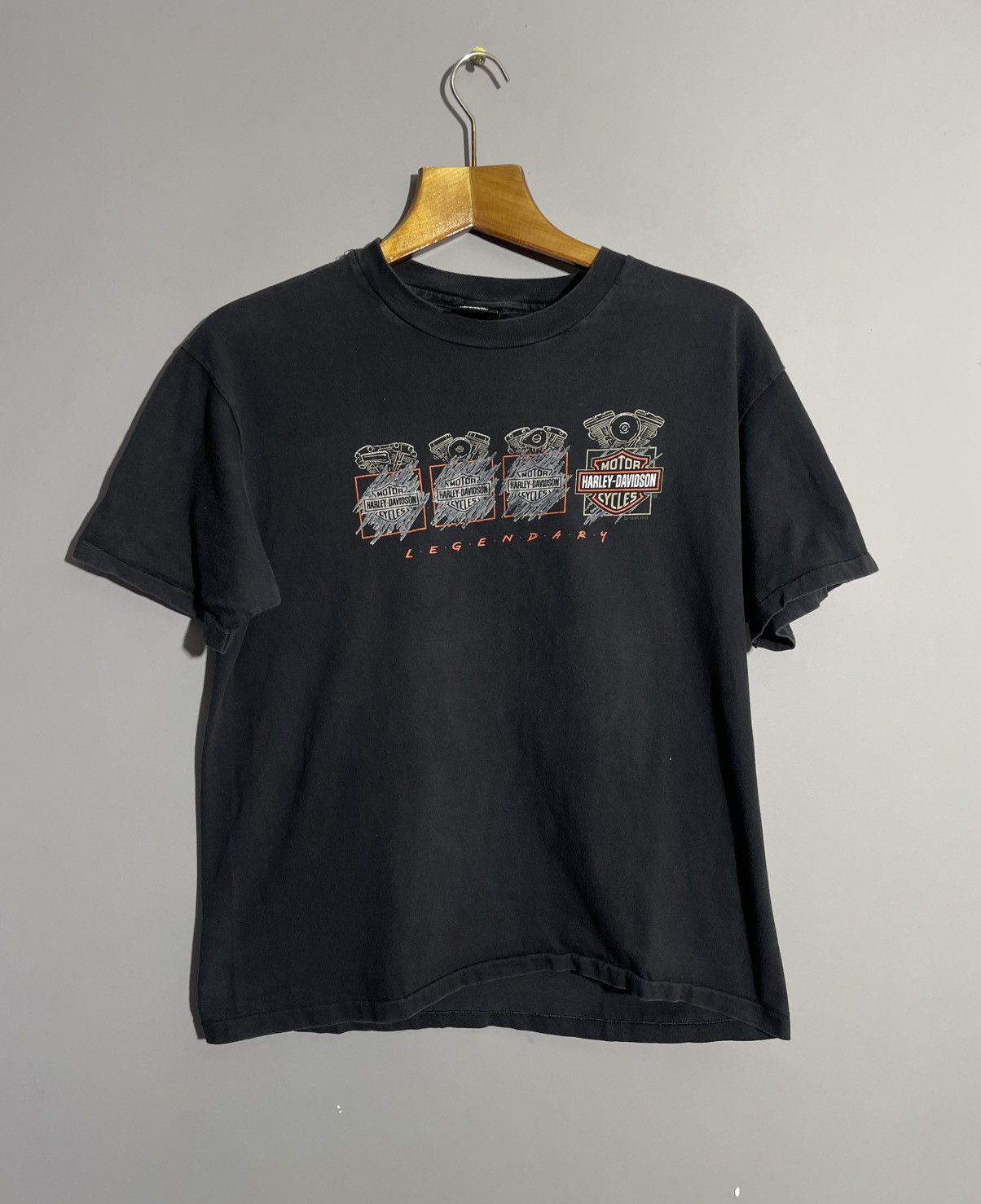 Harley Davidson Harley-Davidson 1992 Legendary Las Vegas, Nevada rare tshirt Size US L / EU 52-54 / 3 - 2 Thumbnail
