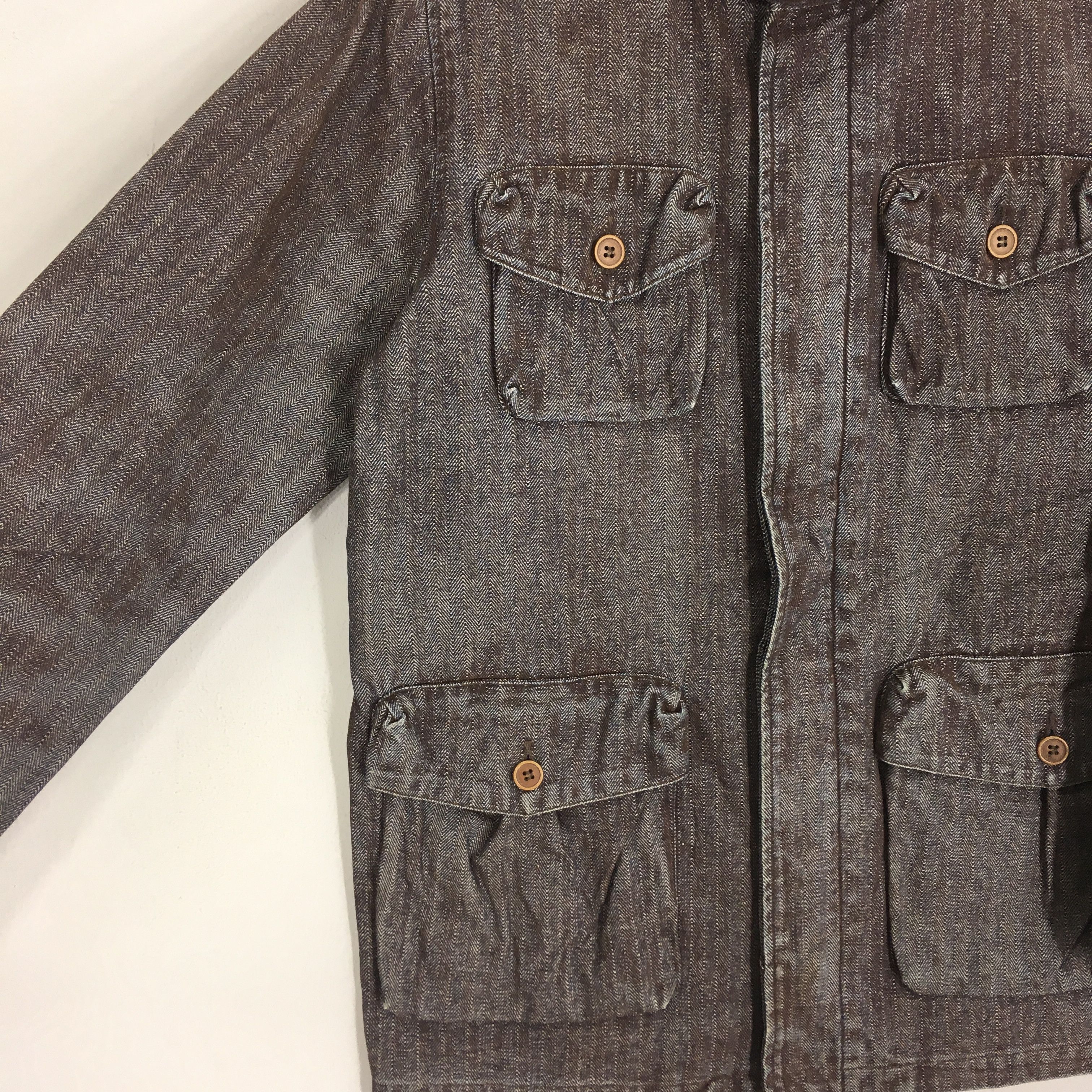 Japanese Brand Vintage 90s Retro Denim Jeans Workers FrenchworkJacket Size US M / EU 48-50 / 2 - 5 Thumbnail