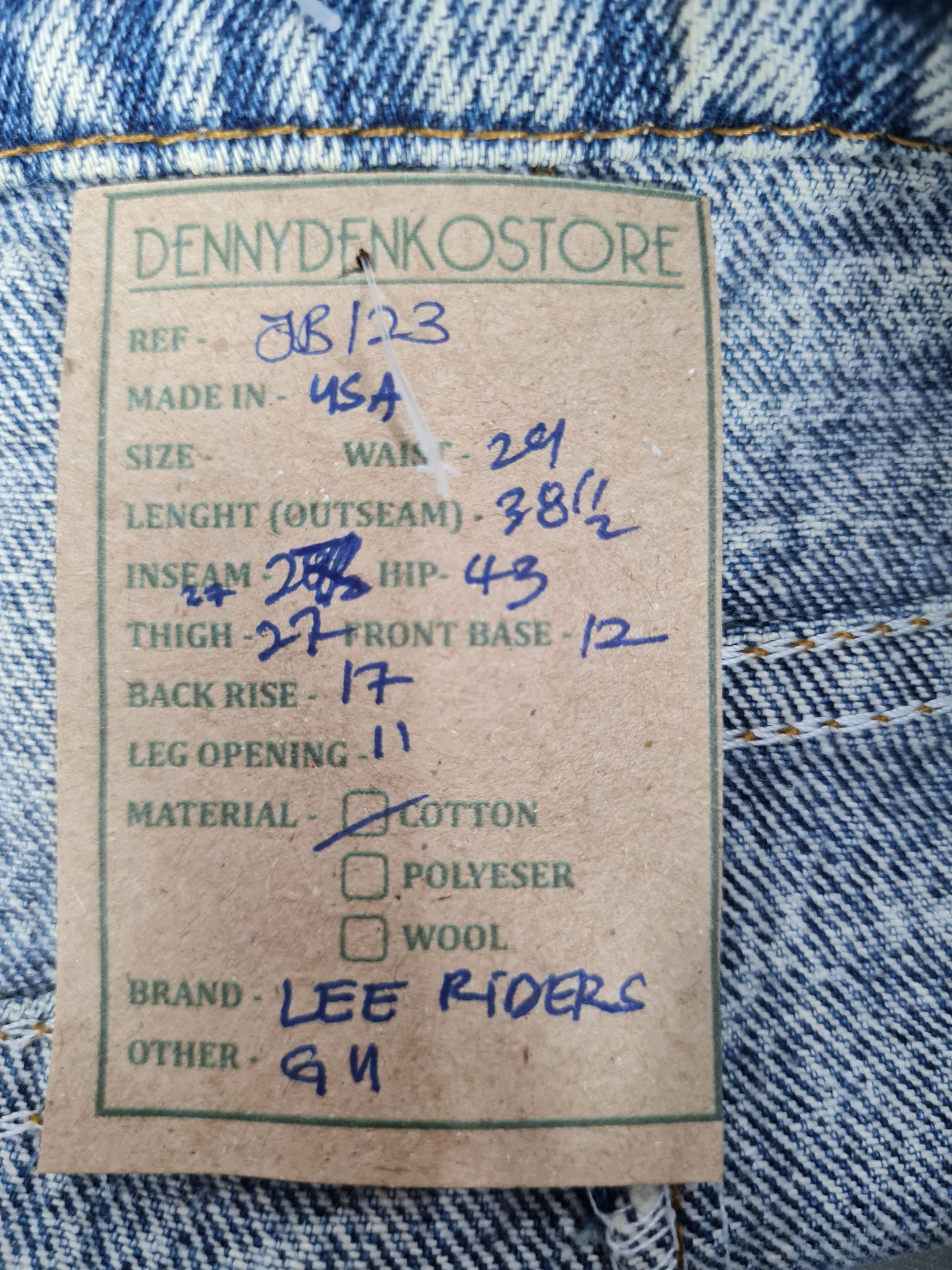 Lee Vtg 80's LEE RIDERS Acid Wash Moms Jeans 29x27 JB0123 Size 29" - 13 Thumbnail