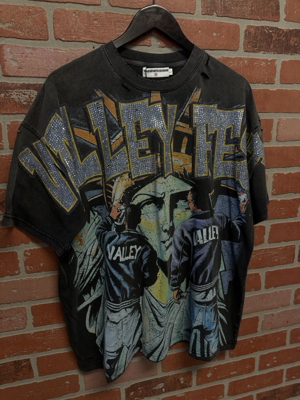 Vale Vale Valley Fest Bling Tee Size Large (NEW) Shiny Stones Size US L / EU 52-54 / 3 - 2 Thumbnail