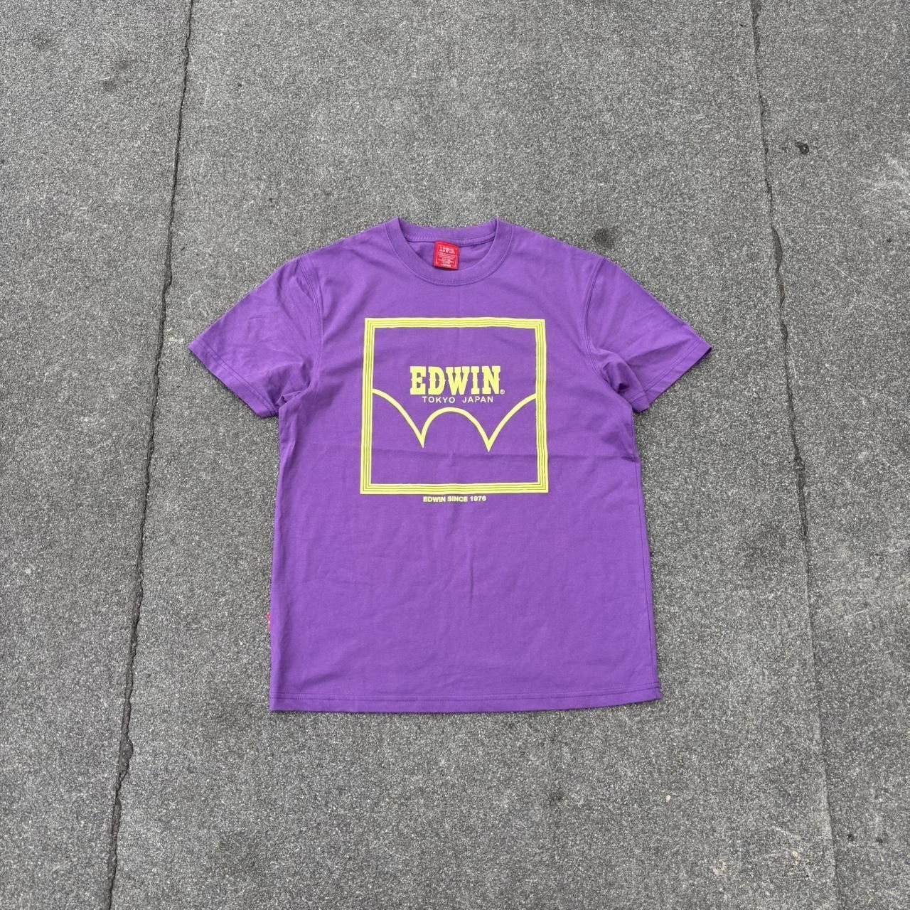Edwin × Japanese Brand × Vintage Edwin T-Shirt Size US L / EU 52-54 / 3 - 1 Thumbnail