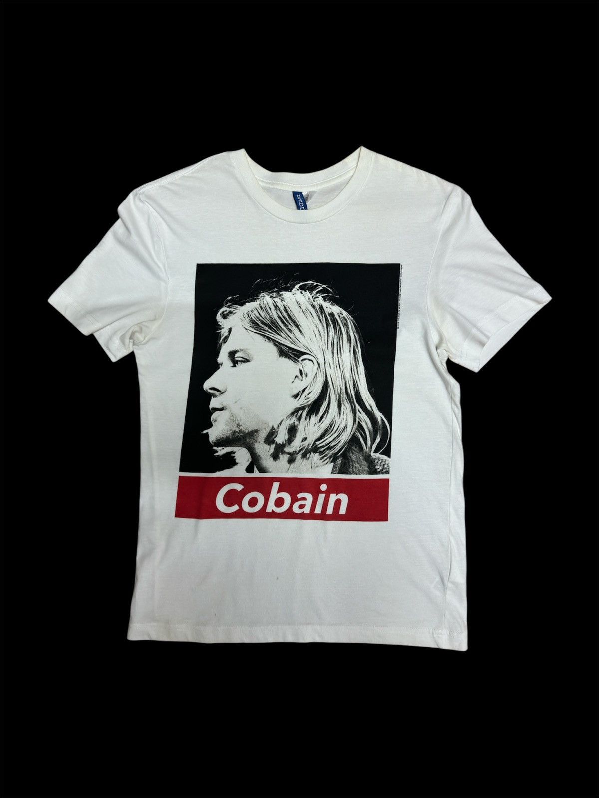 Band Tees Divided H&M Kurt Cobain T-Shirt Size US XS / EU 42 / 0 - 1 Thumbnail
