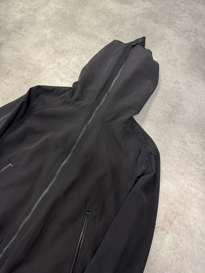 Emporio Armani FW2012 Emporio Armani Full Zip Black Nylon Long Jacket Size US S / EU 44-46 / 1 - 2 Thumbnail