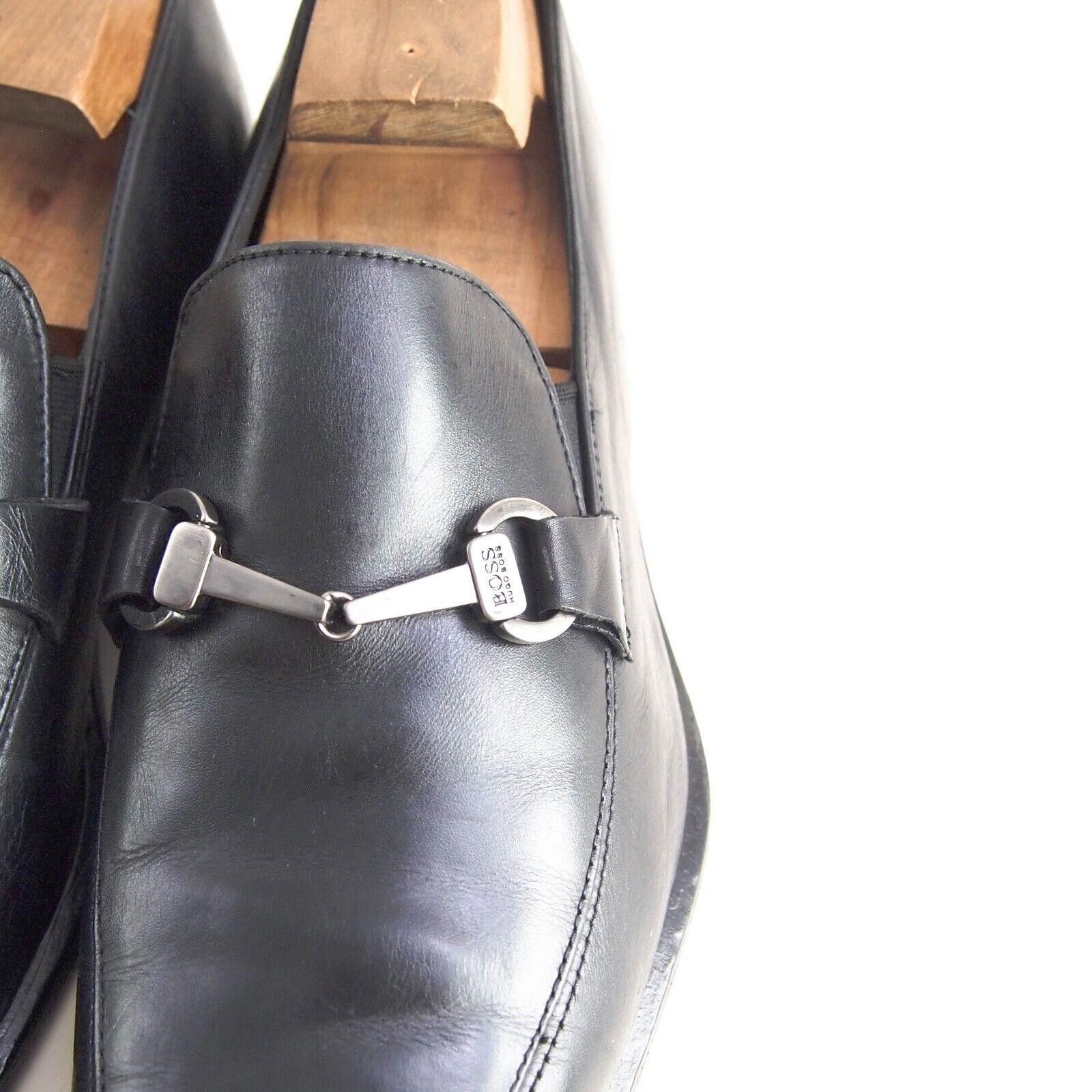 Hugo Boss Hugo Boss HorseBit Loafers Black Leather Mens EU 42.5 US 9.5 Size US 9.5 / EU 42-43 - 5 Thumbnail