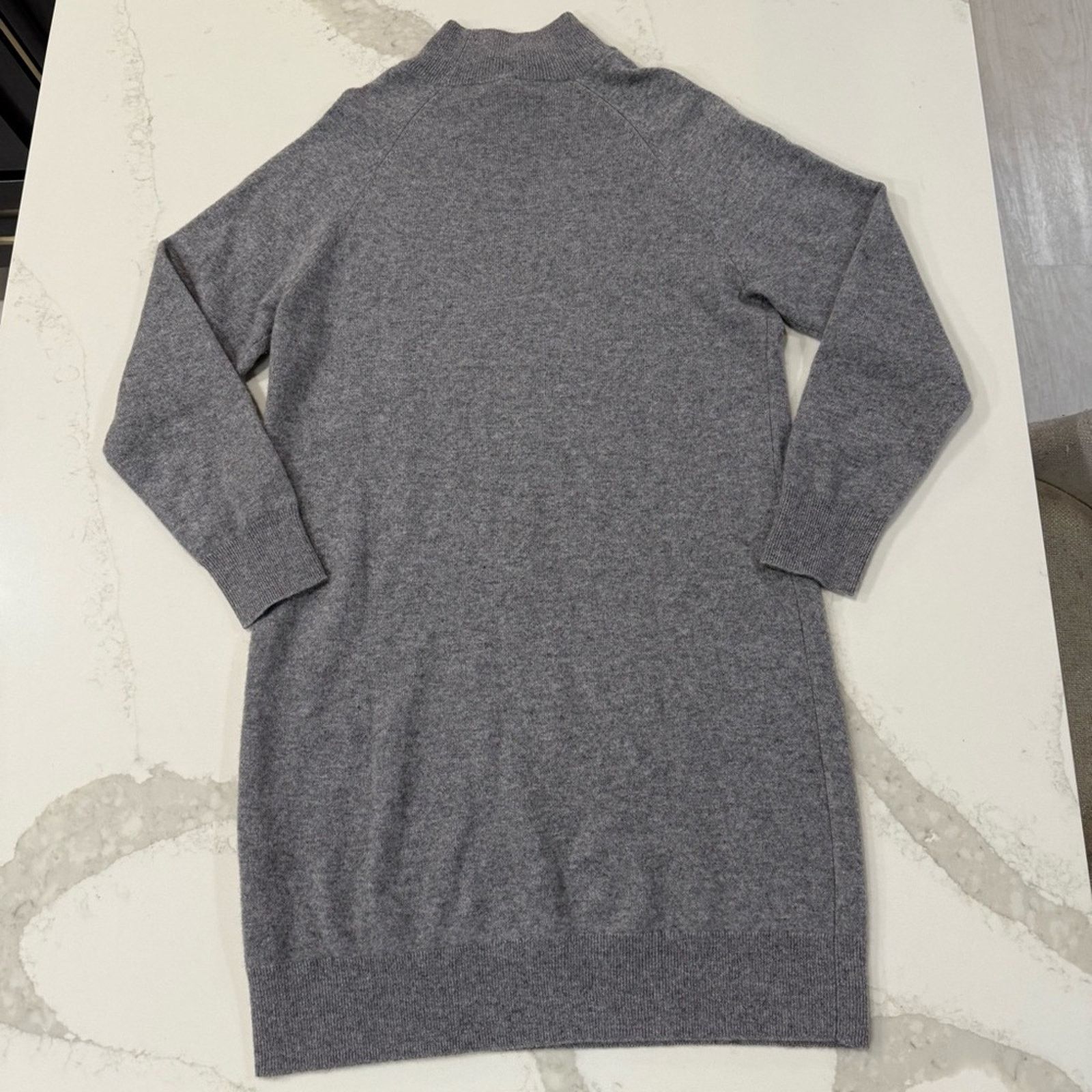 Lord & Taylor Lord & Taylor 100% Cashmere MockNeck Sweater Dress Womens M Size M / US 6-8 / IT 42-44 - 5 Thumbnail