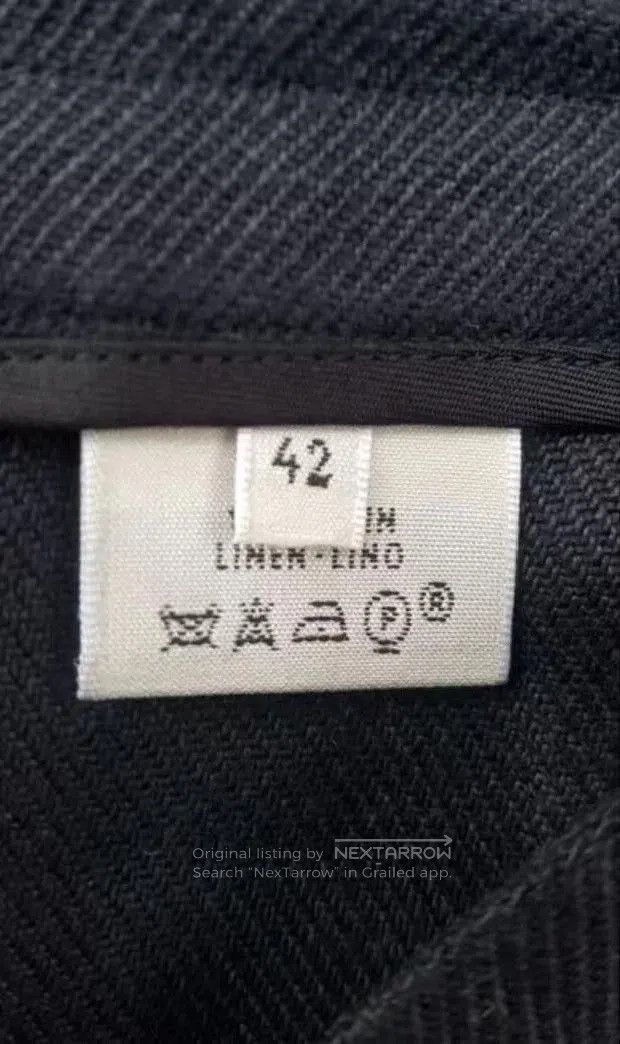 Maison Margiela Hermes Margiela Linen H-buckle Pants. Size US 36 / EU 52 - 6 Thumbnail