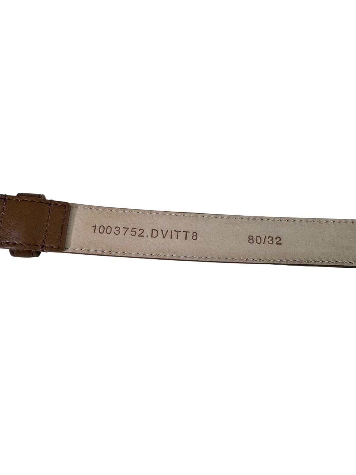 Versace Versace Brown Leather Double Medusa Belt 80 Size ONE SIZE - 5 Thumbnail
