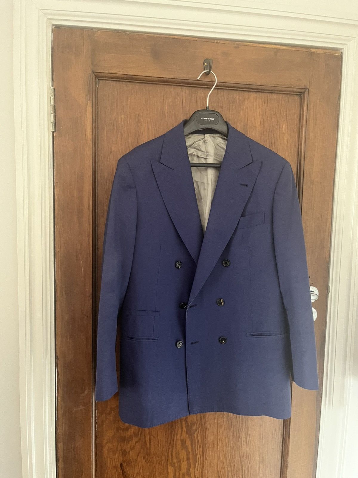 Brunello Cucinelli Brunello Cucinelli blue wool double breasted blazer uk 36 Size 36R - 1 Thumbnail