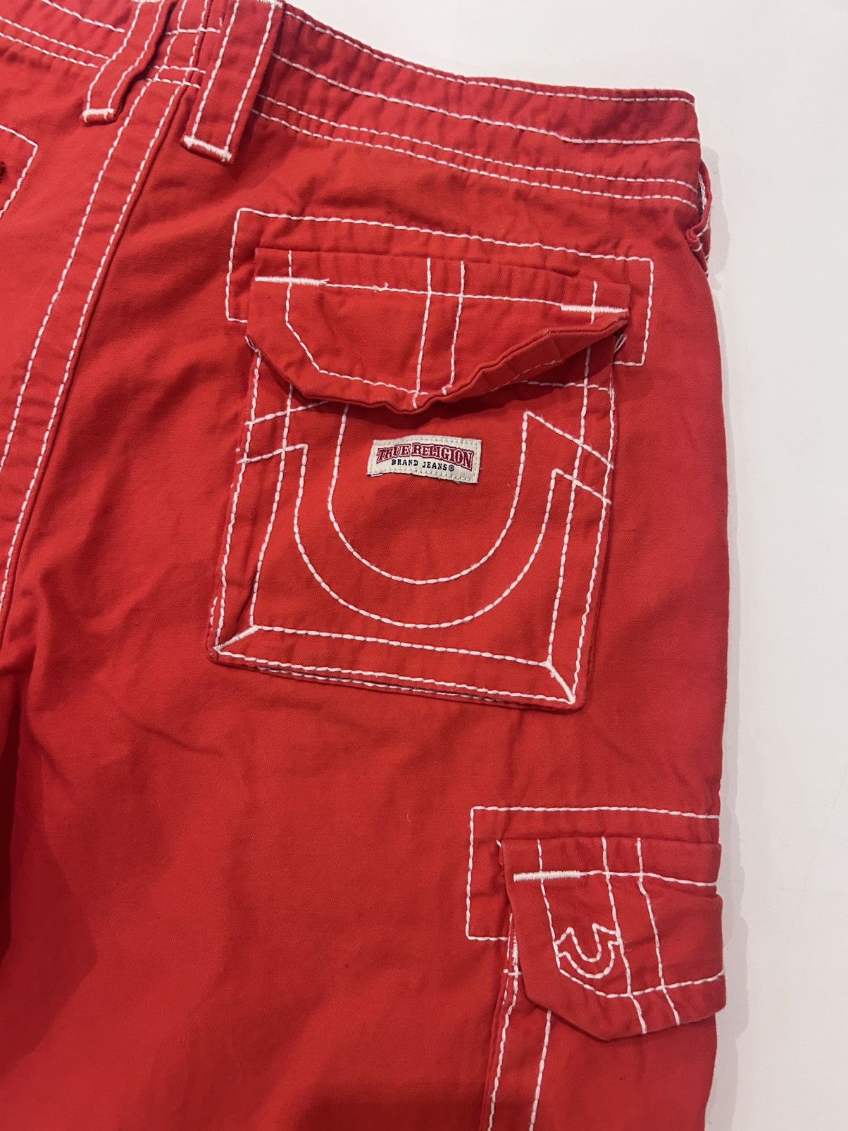True Religion True Religion True Religion Red Military Cargo Big T Pants Size 28" / US 6 / IT 42 - 8 Thumbnail