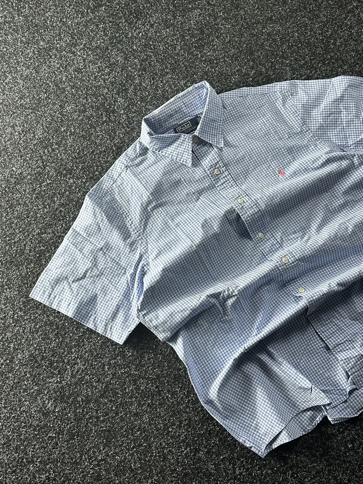 Polo Ralph Lauren 🚨 VNTG Y2K Polo Ralph Lauren Shirt flannel RARE SHORT SLEEVE Size US L / EU 52-54 / 3 - 2 Thumbnail