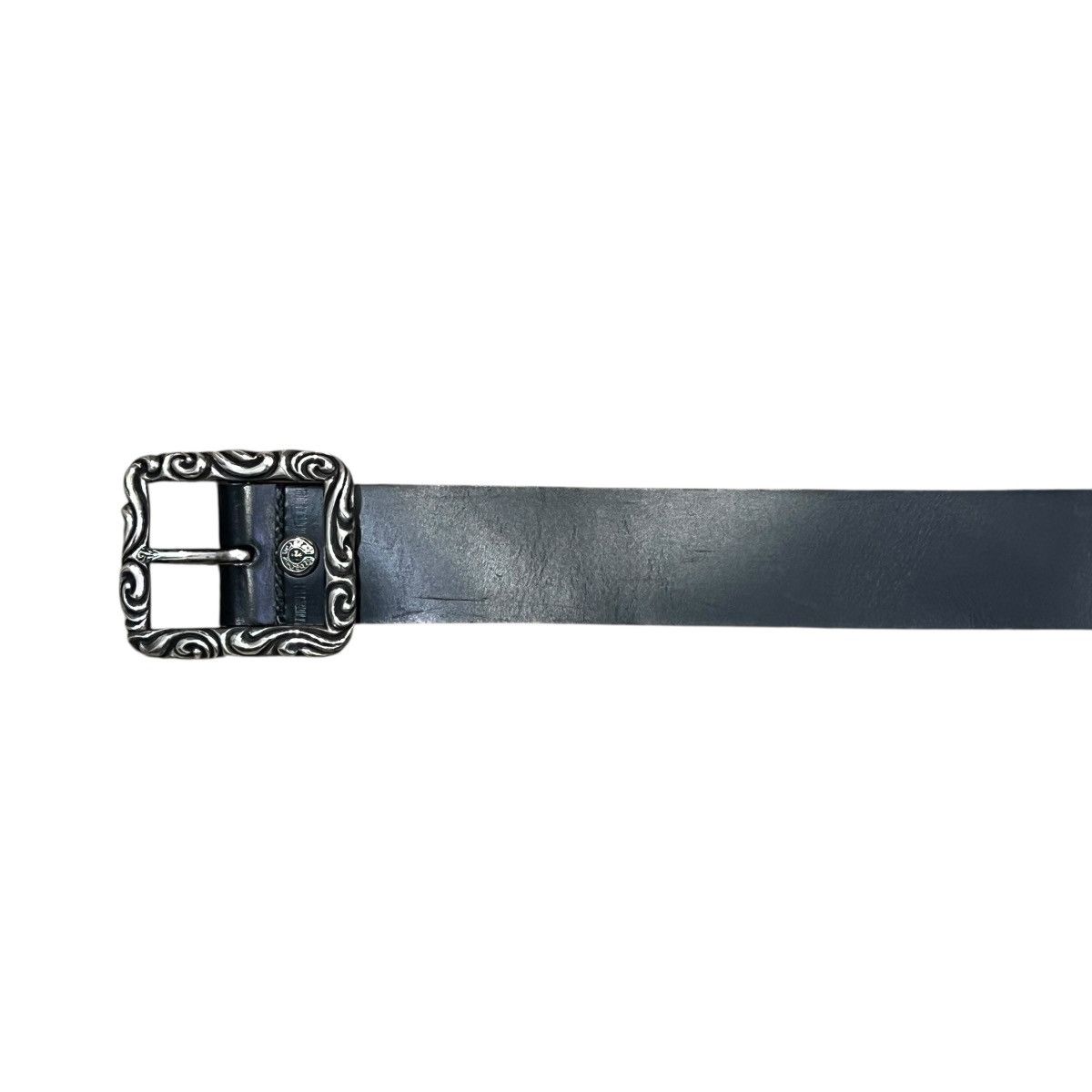 Chrome Hearts Chrome Hearts SCRLREC Leather Belt – Rectangle Scroll Buckle Size 34 - 2 Thumbnail