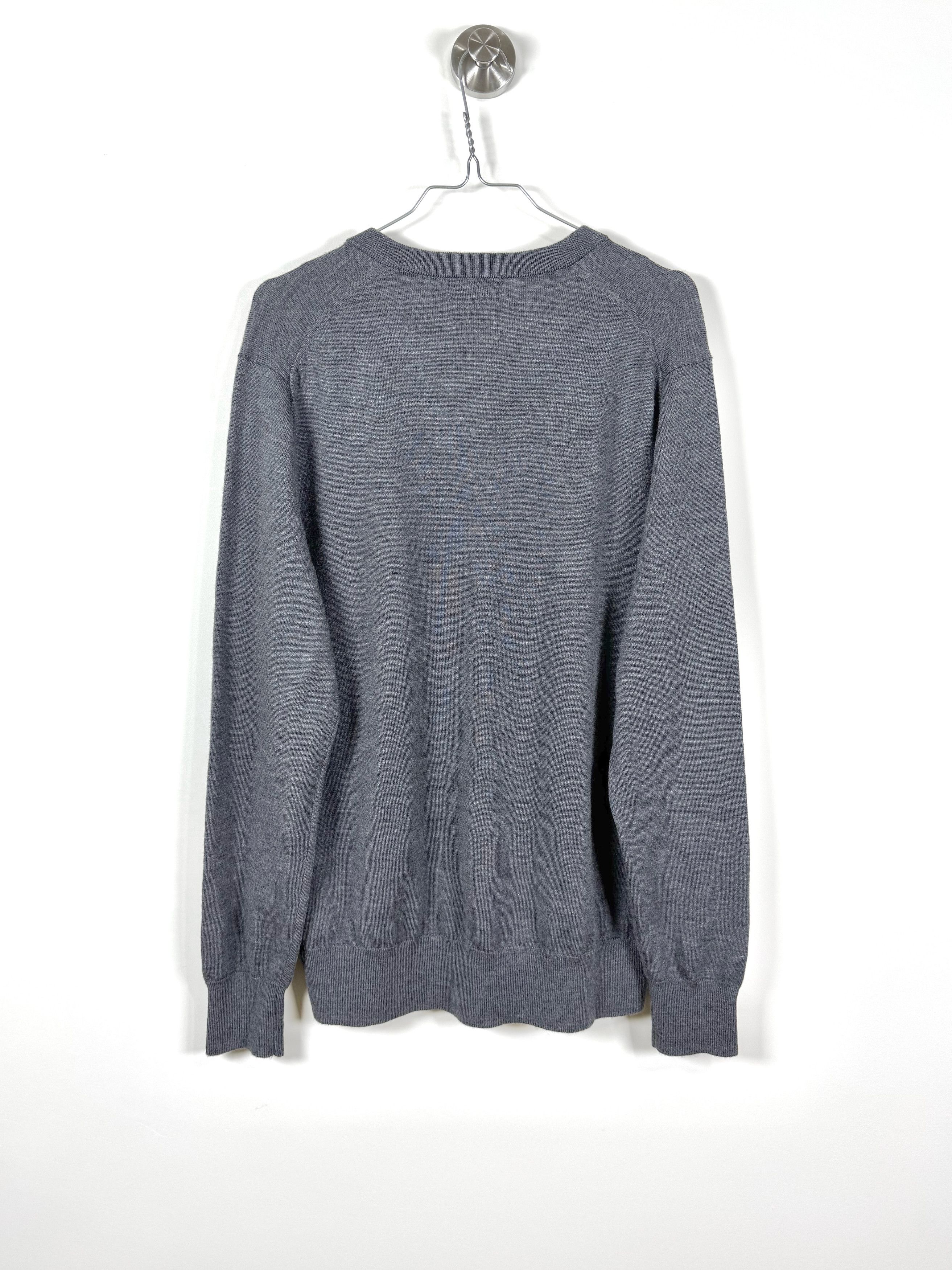 Brooks Brothers Men's Brooks Brothers Merino Wool V-neck Sweater (L) Size US L / EU 52-54 / 3 - 4 Thumbnail