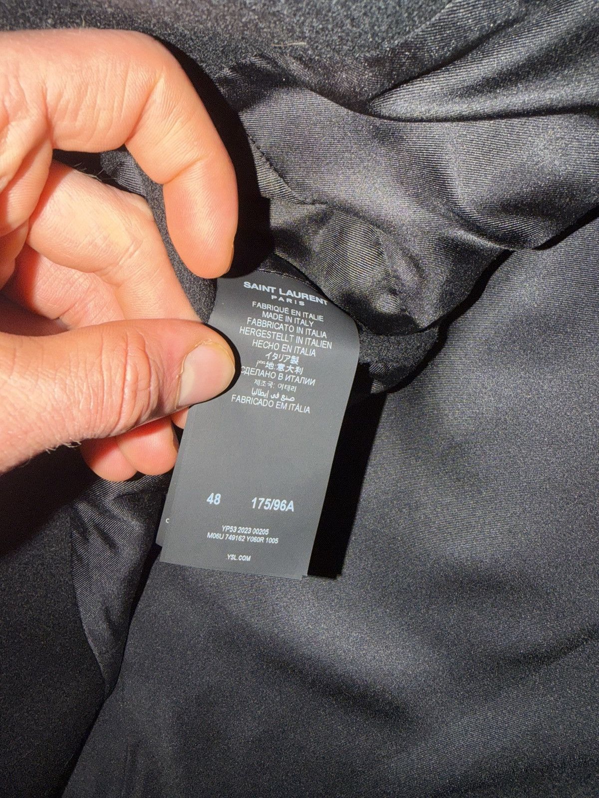 Saint Laurent Paris $9.6K VALUE Oversized Wool Coat Size US M / EU 48-50 / 2 - 8 Thumbnail
