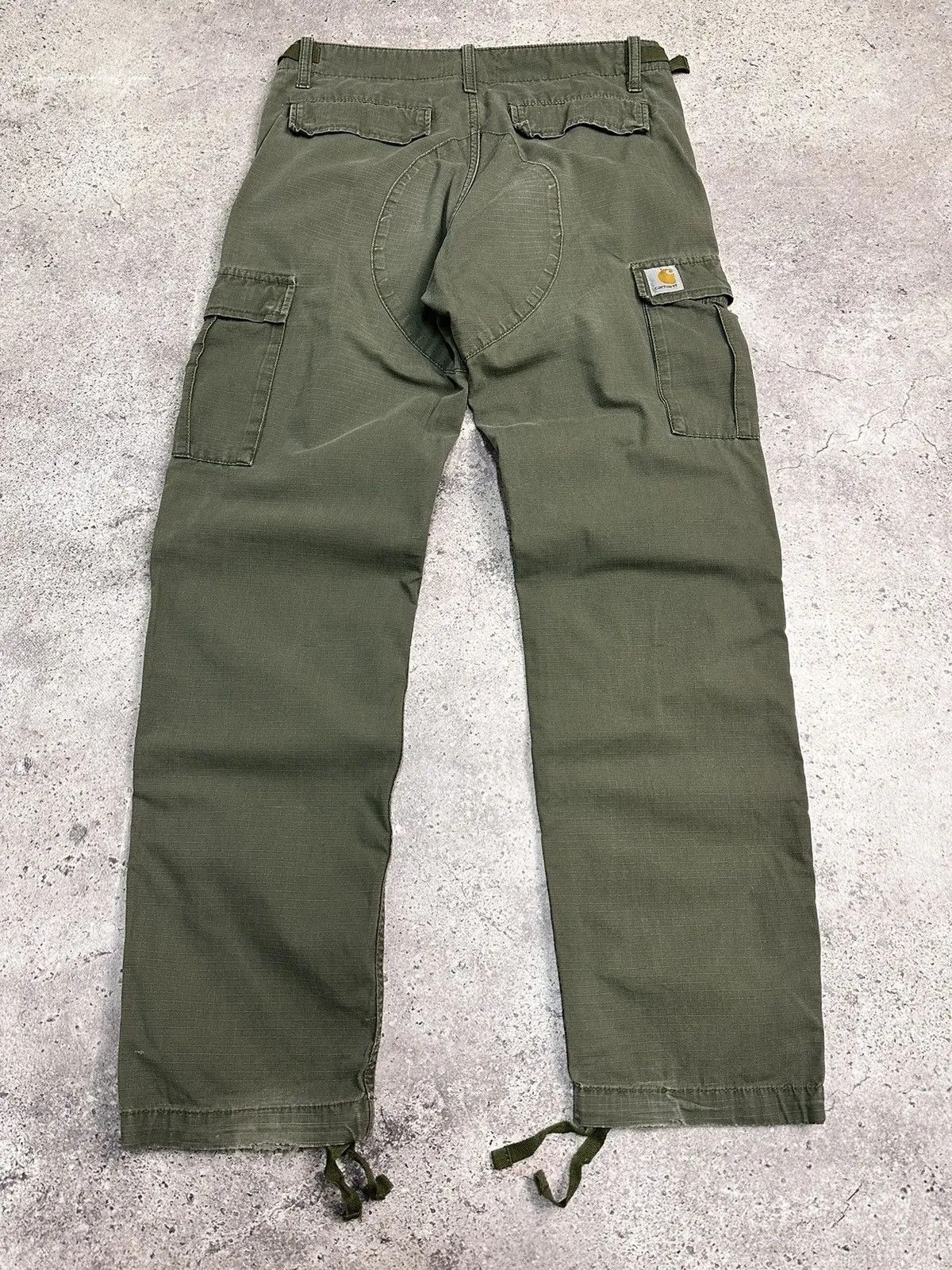 Carhartt 👉 Vintage Carhartt Baggy Cargo Pants Double Knee USA Size US 31 - 11 Thumbnail