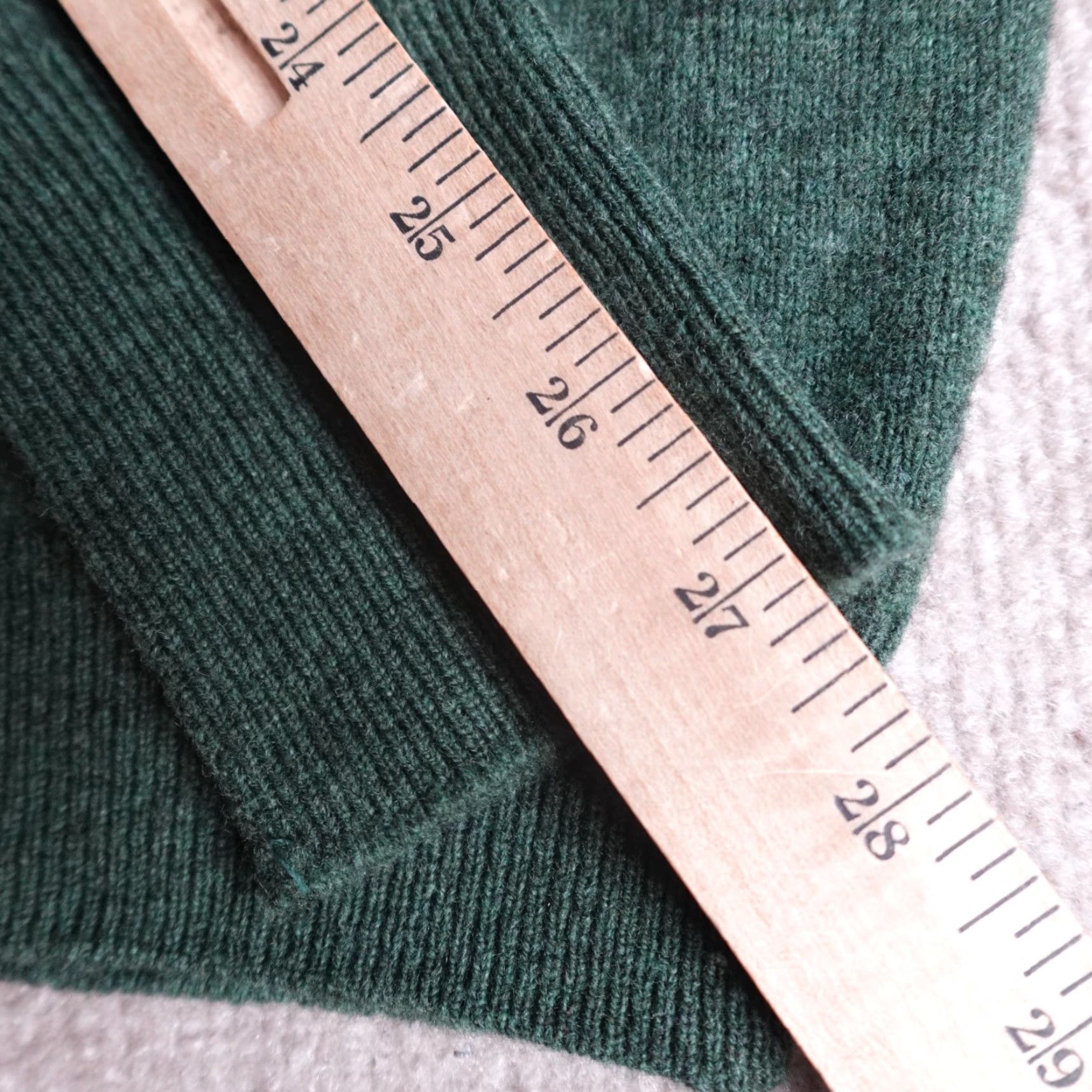 Vintage St. Michael Sweater Large Green Lambswool Crew Neck Made in England Size US L / EU 52-54 / 3 - 6 Thumbnail