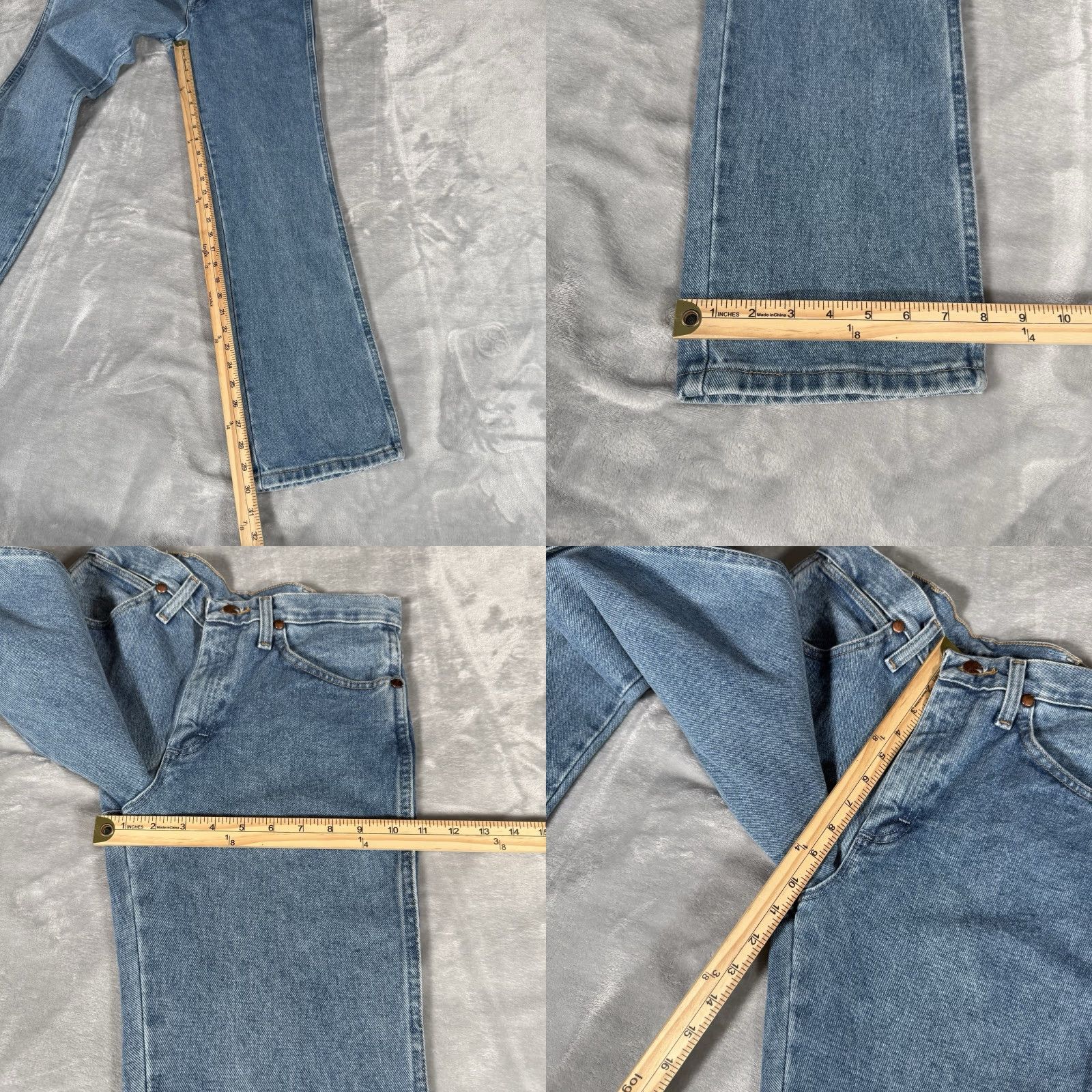 Wrangler Wrangler Cowboy Cut Slim Jeans Mens 28x30 Light Wash A102 NEW Size US 28 / EU 44 - 8 Thumbnail