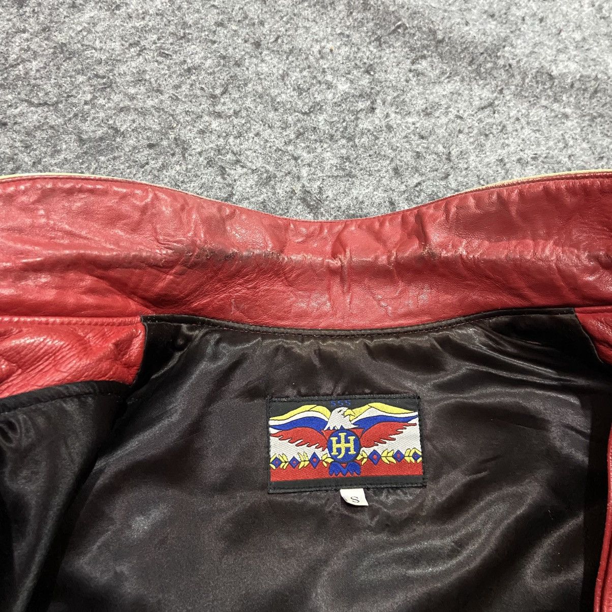 Jeff Hamilton Vintage Jeff Hamilton Threepeat Bulls Leather Jacket Size US S / EU 44-46 / 1 - 7 Thumbnail
