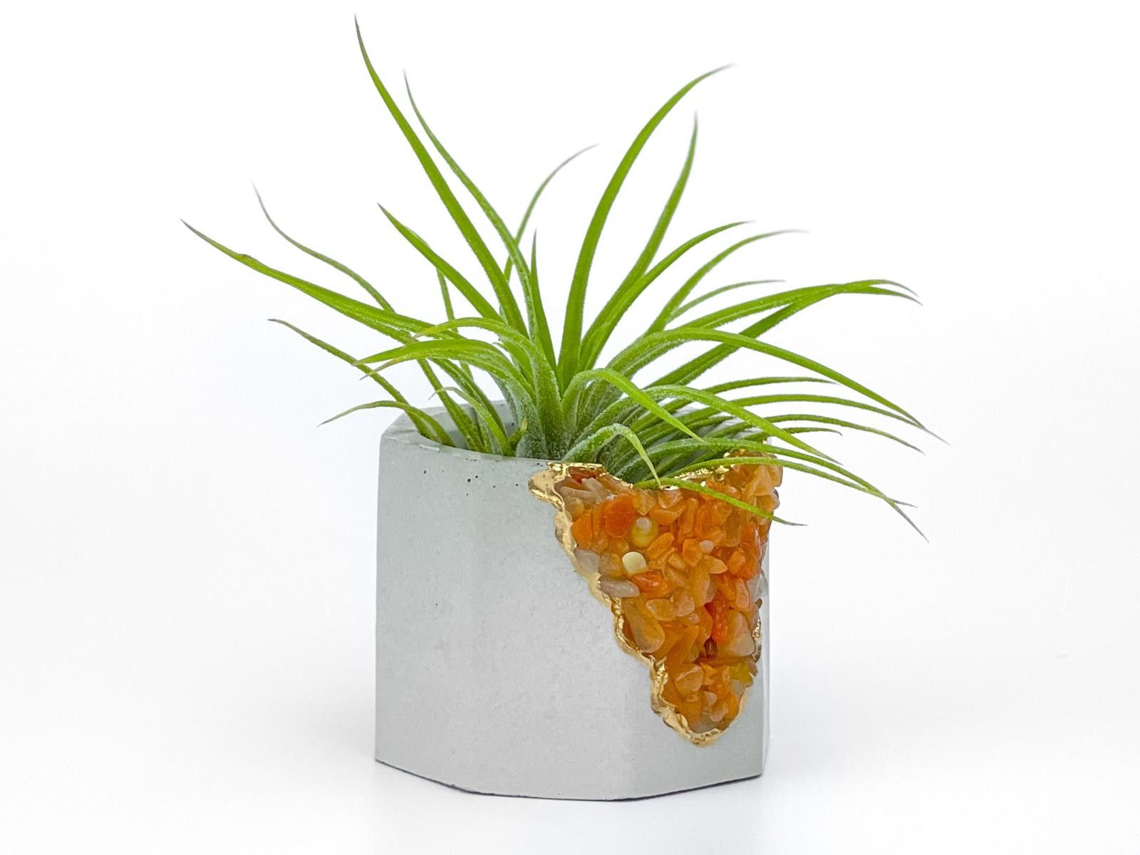 Other Red Aventurine Crystal Planter Reiki Crystal Candle Holder Size ONE SIZE - 7 Thumbnail