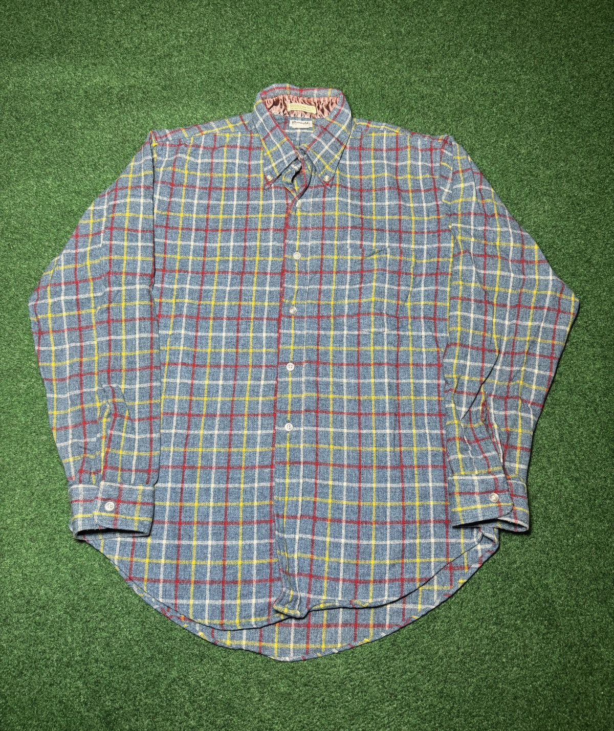 True Vintage Bloomingdales Wool Plaid Flannel Shirt
