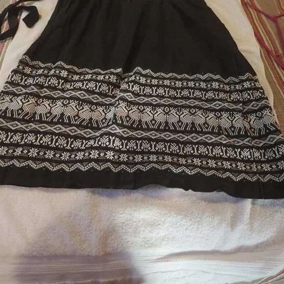 Handmade × Vintage Hand Woven Guatamalen 'Mayan' Wrap Around Medium Skirt Size 32" / US 10 / IT 46 - 3 Thumbnail