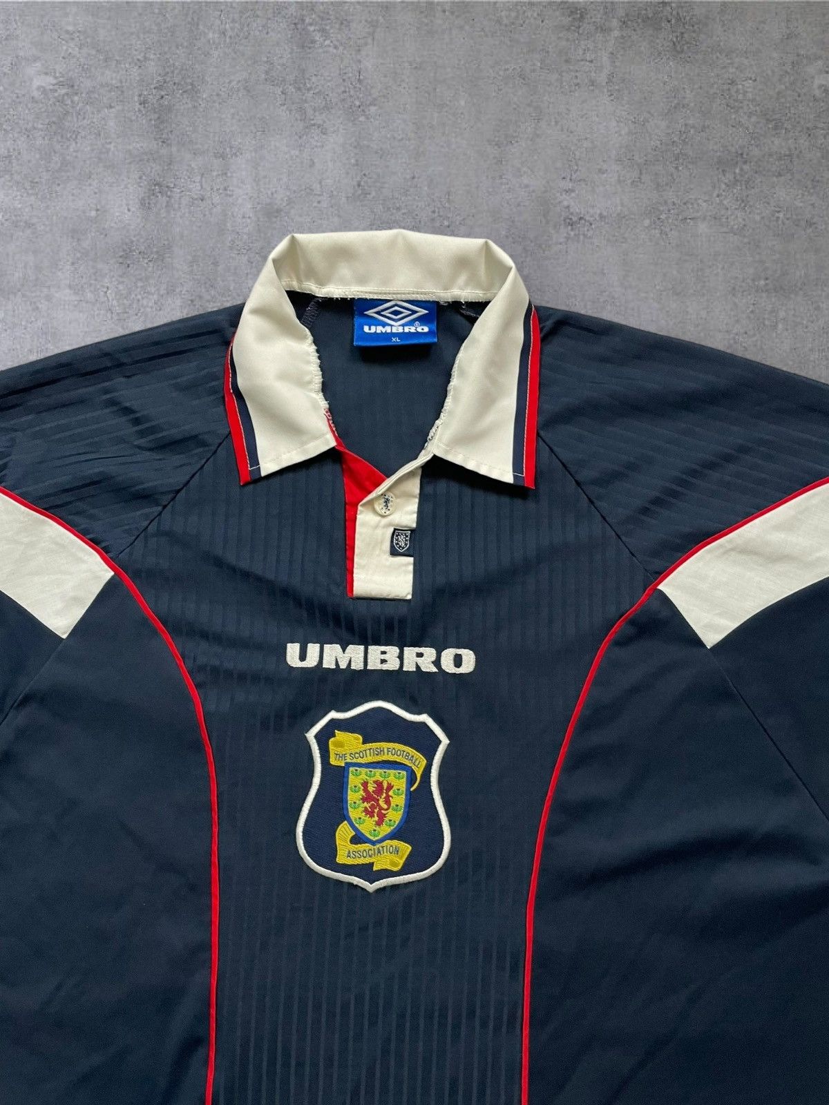 Umbro × Vintage Vtg 1996/97 SCOTLAND UMBRO Jersey Scottish Football Kits Size US XL / EU 56 / 4 - 6 Thumbnail