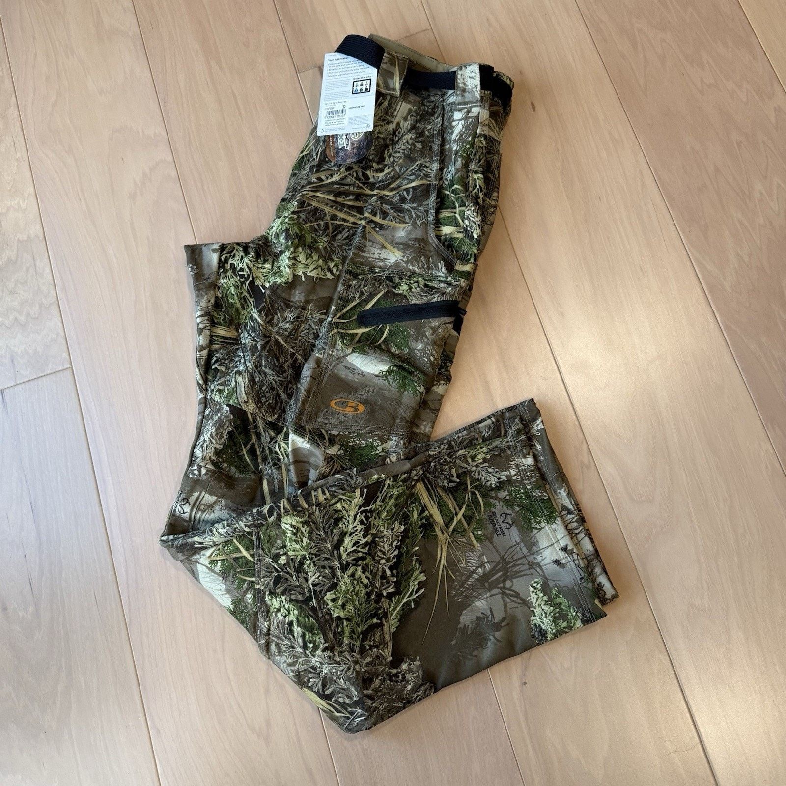 Icebreaker Icebreaker Merino IKA Pants Multicolor Real Tree Camouflage Size US 32 / EU 48 - 9 Thumbnail