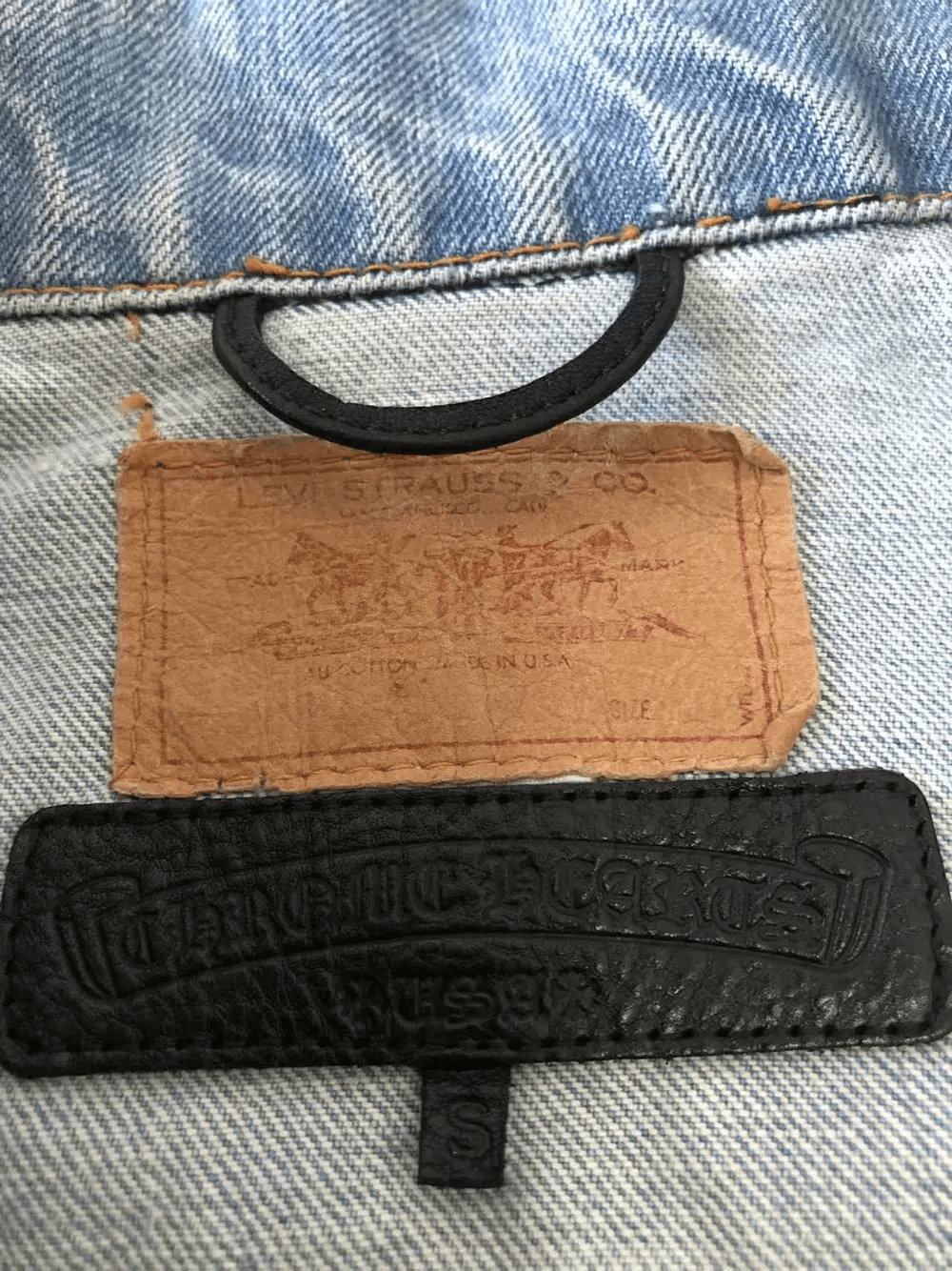 Chrome Hearts Chrome Hearts Levi's Cross Patch Denim Jacket Size S / US 4 / IT 40 - 8 Thumbnail
