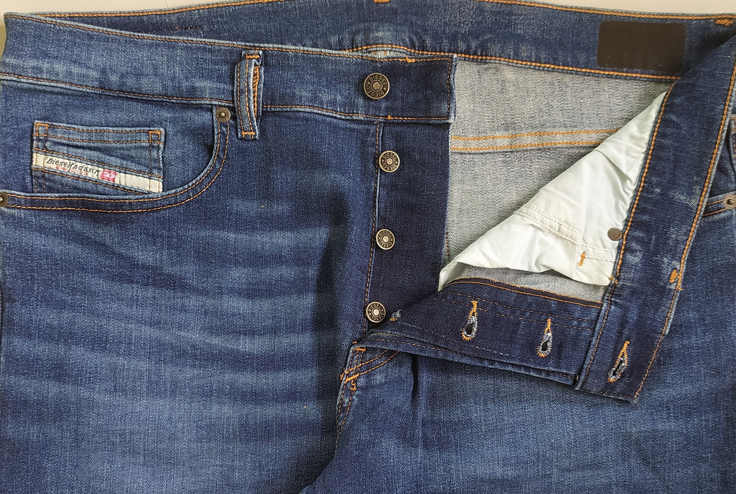 Diesel Diesel D-LUSTER-0GDAN Men's Jeans Free Shipping T/ 9853 Size US 36 / EU 52 - 8 Thumbnail